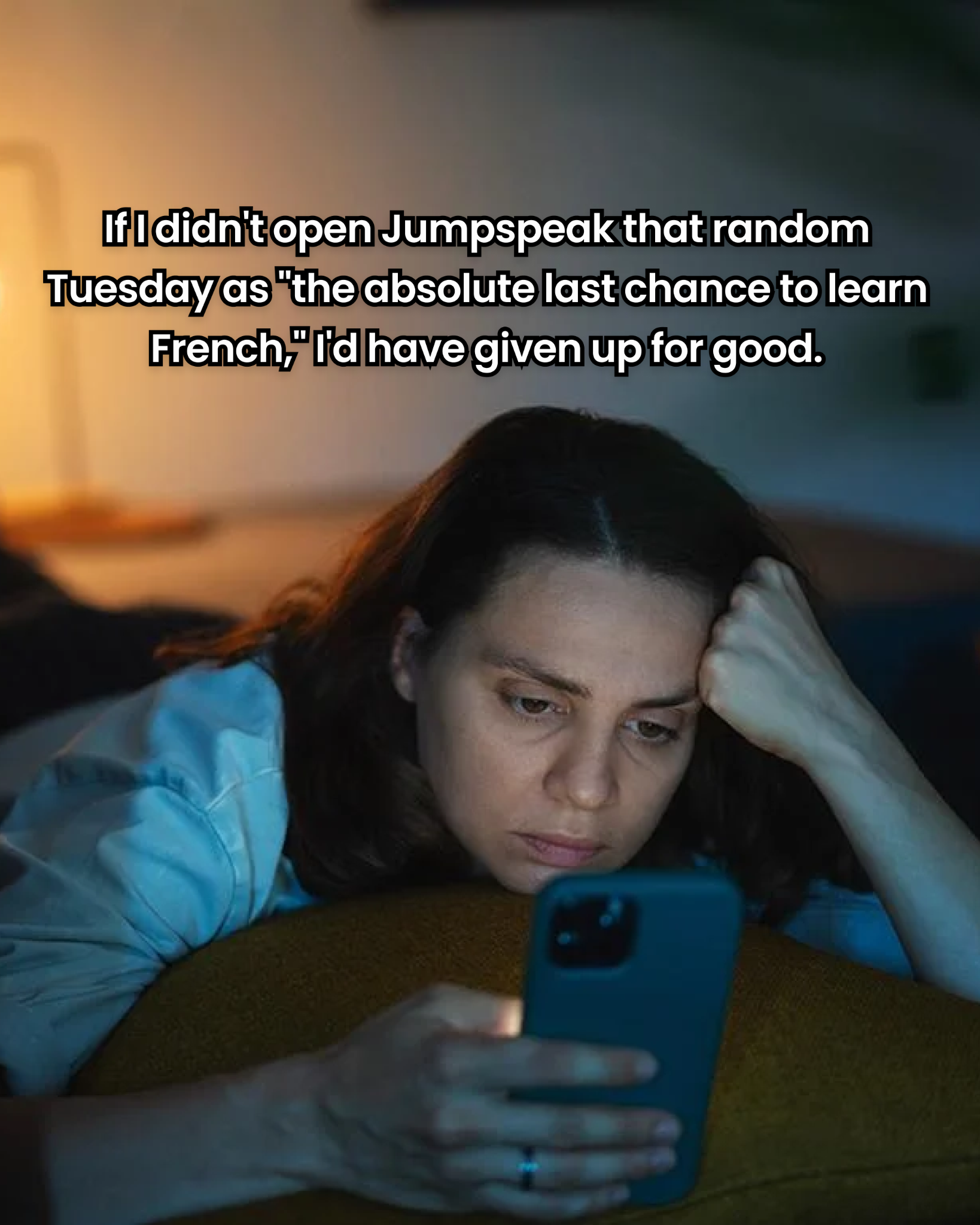 Jumpspeak Facebook ad