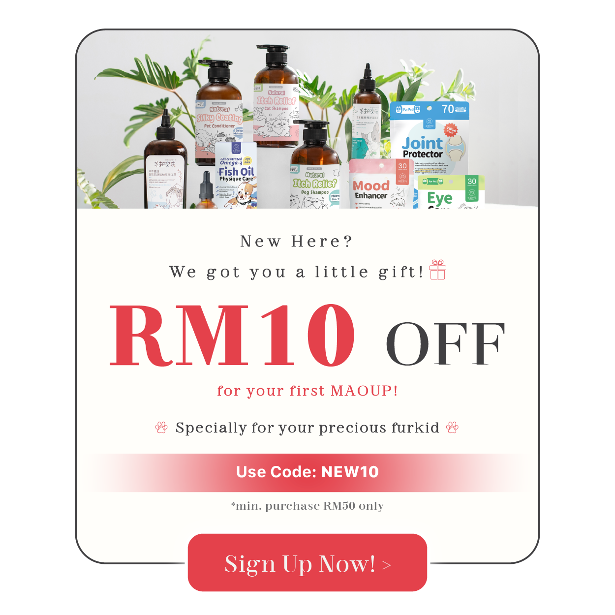 MAOUP Malaysia Facebook ad: You don’t just want discounts. You want安心. Like Mei Ling…