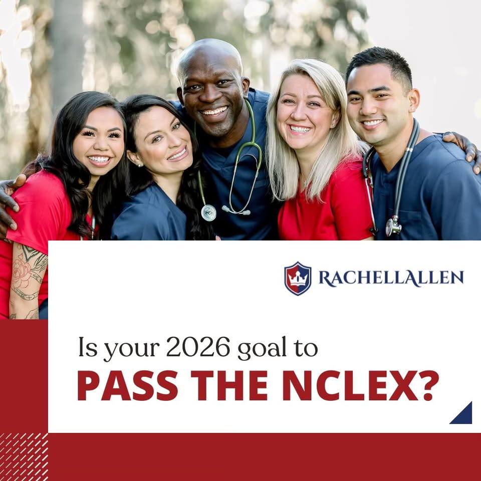 Rachell Allen Review Services Facebook ad: Ready to conquer the NCLEX?