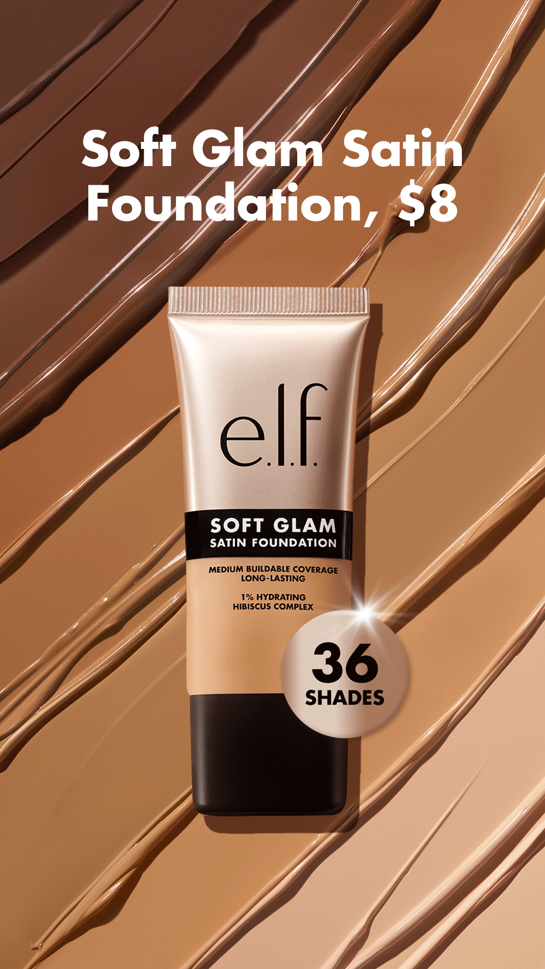 e.l.f. Cosmetics Facebook ad: Find your Soft Glam shade
