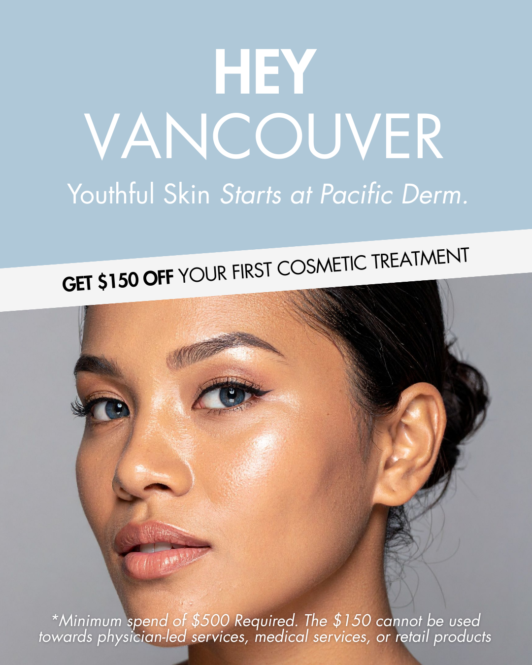 Pacific Derm Facebook ad: Confidence Starts With Your Skin