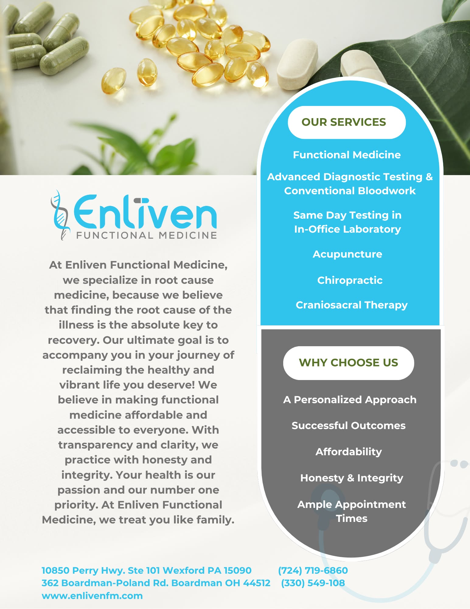 Enliven Functional Medicine Facebook ad