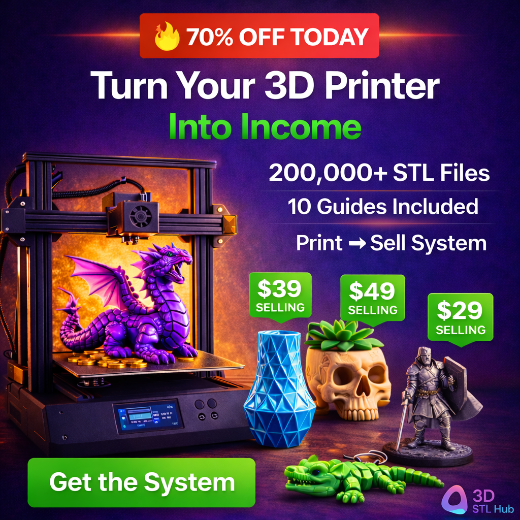 3D STL Hub Shop Facebook ad