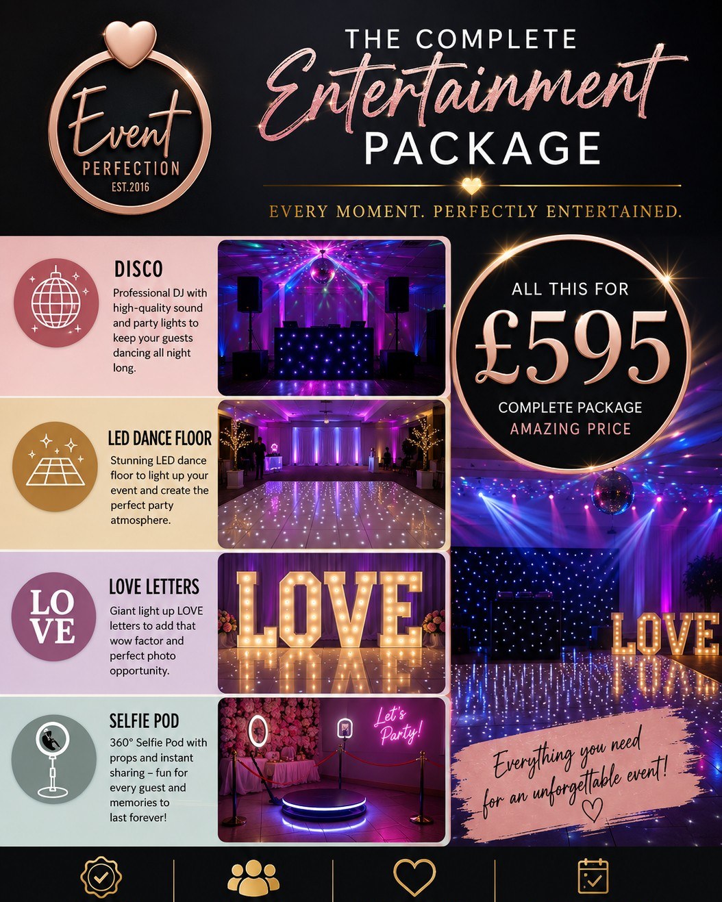 Event Perfection Facebook ad: ONLY 10 AVAILABLE!
