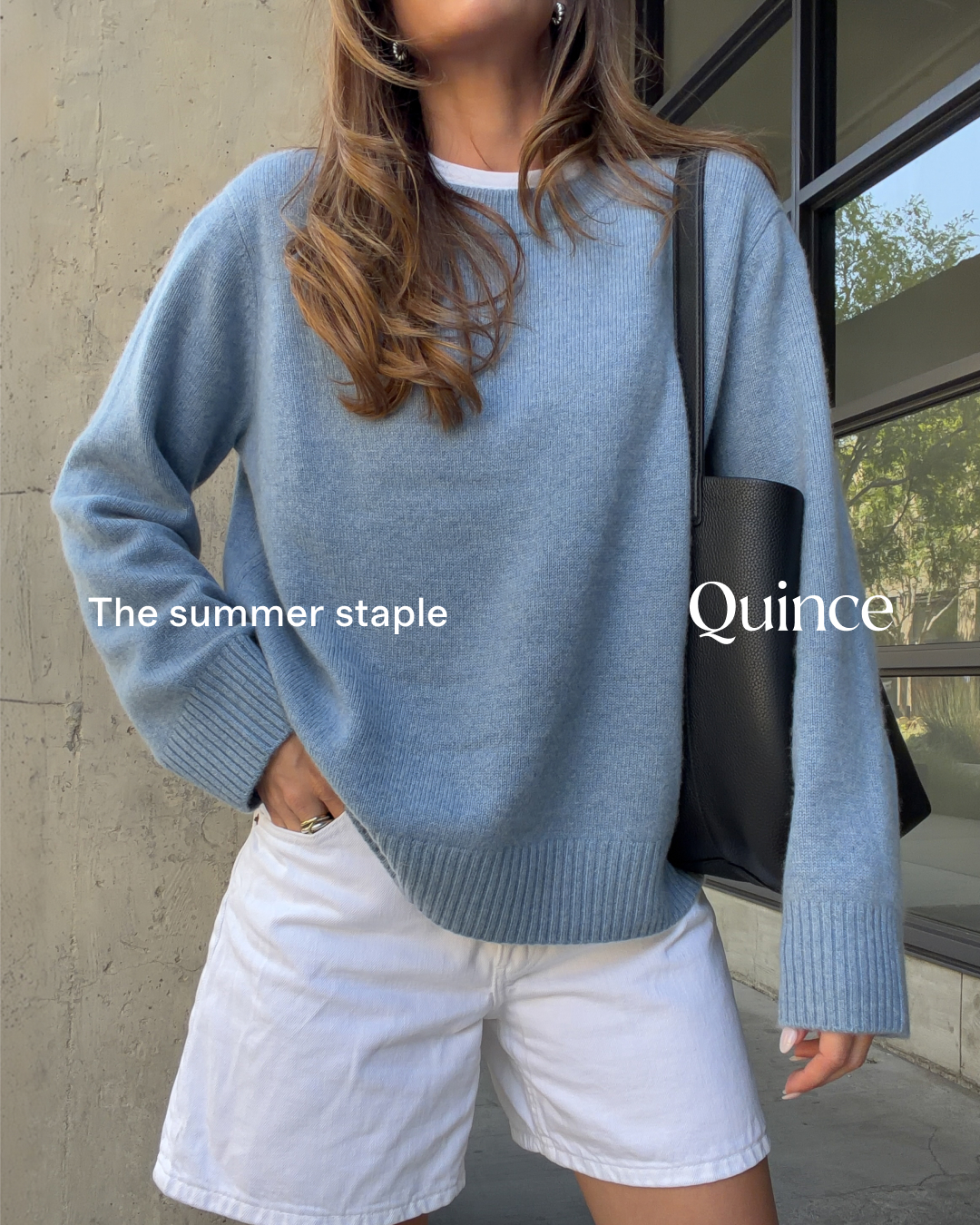 Quince Facebook ad: You deserve nice things