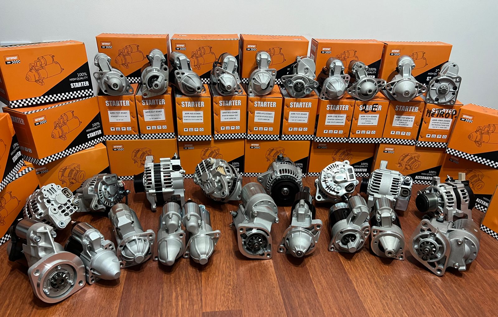 Autopart Shop Facebook ad: ¡Llegaron los arrancadores y alternadores gasolineros en…