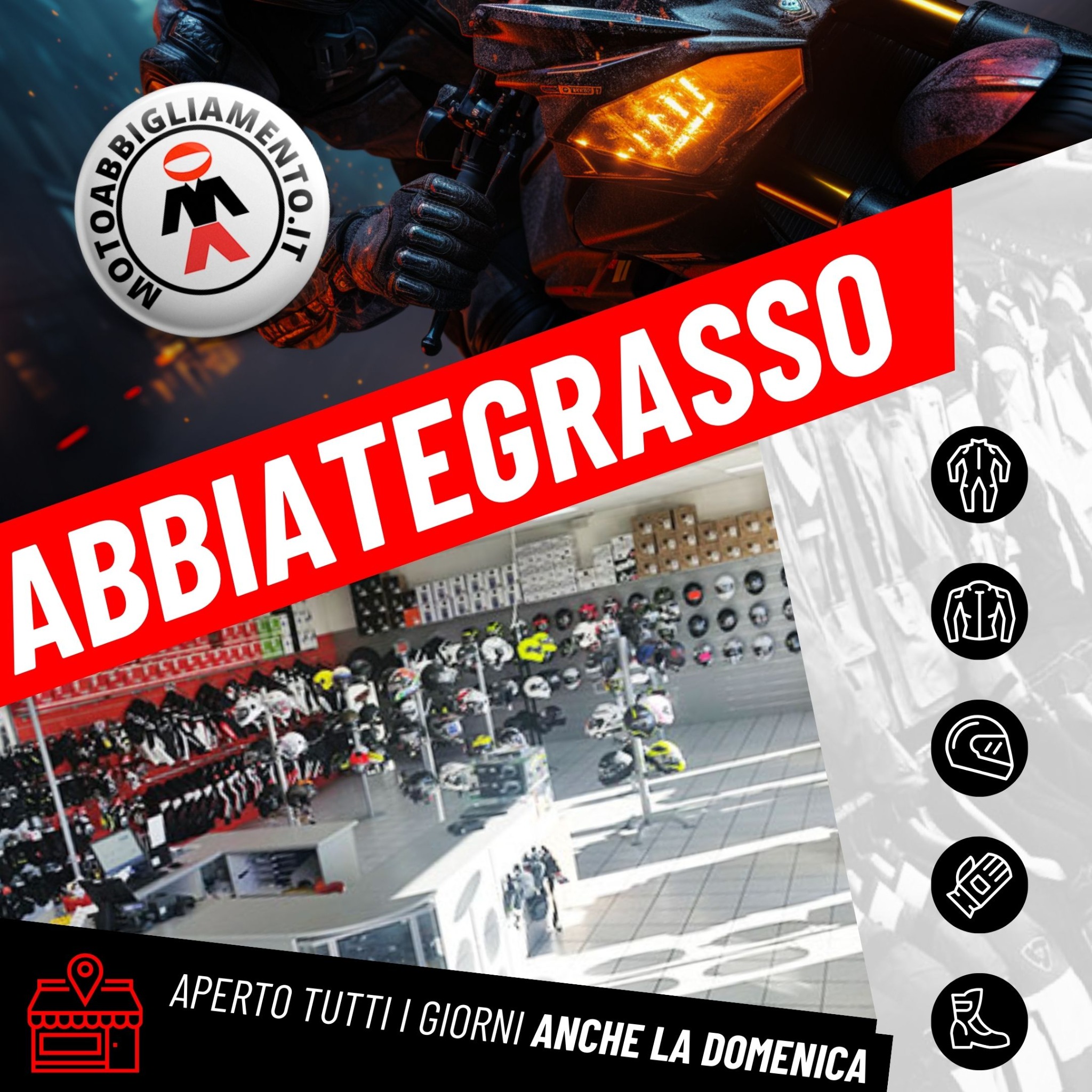Motoabbigliamento.it Facebook ad from Jan 7, 2025