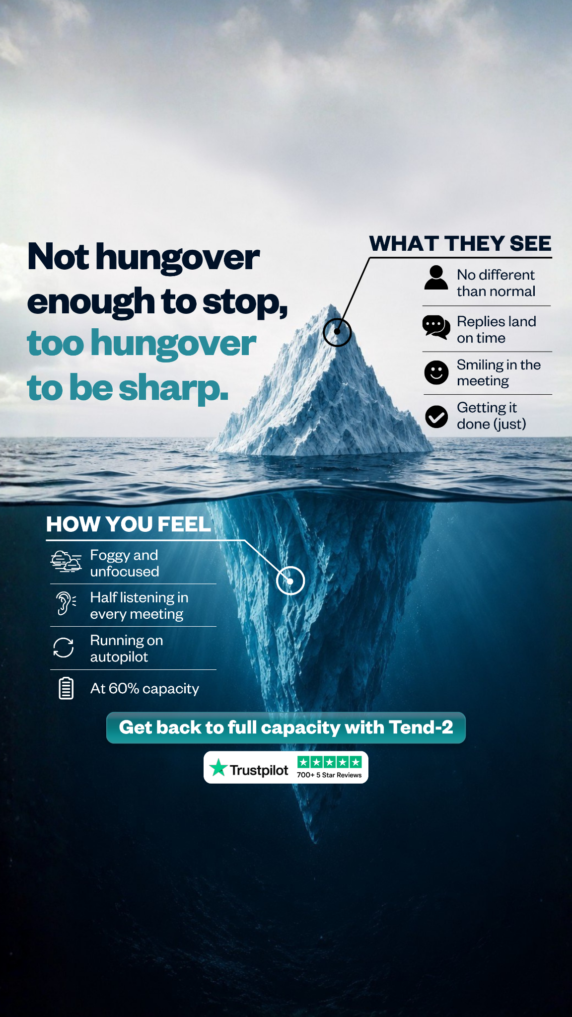 Tend-2 Facebook ad