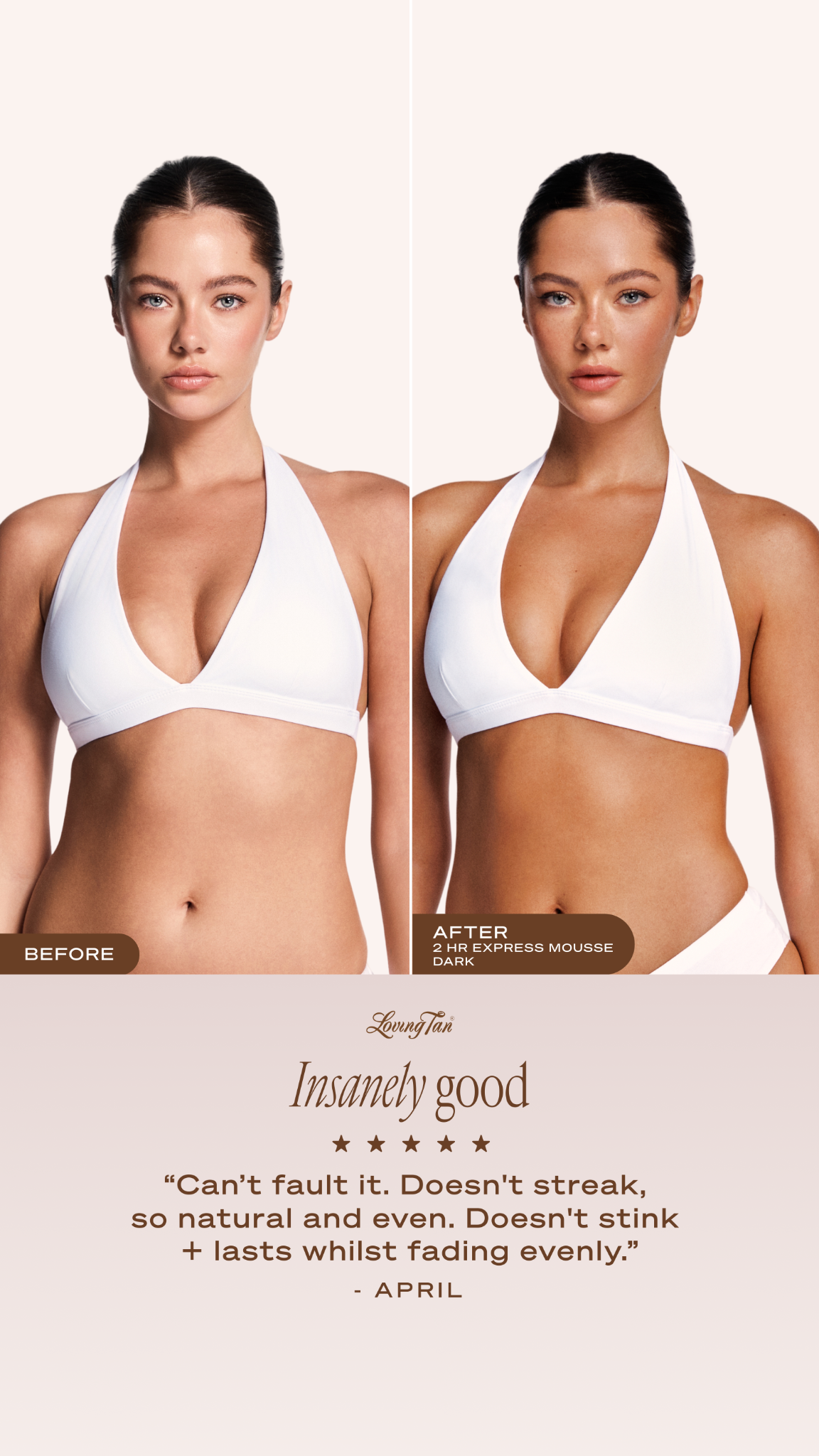 Loving Tan Facebook ad