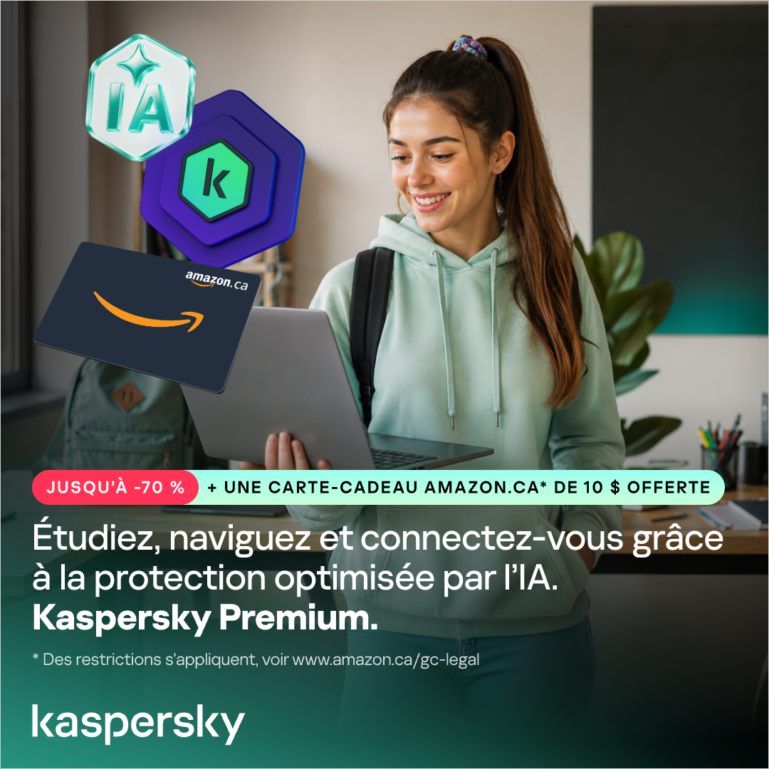 Kaspersky Facebook ad