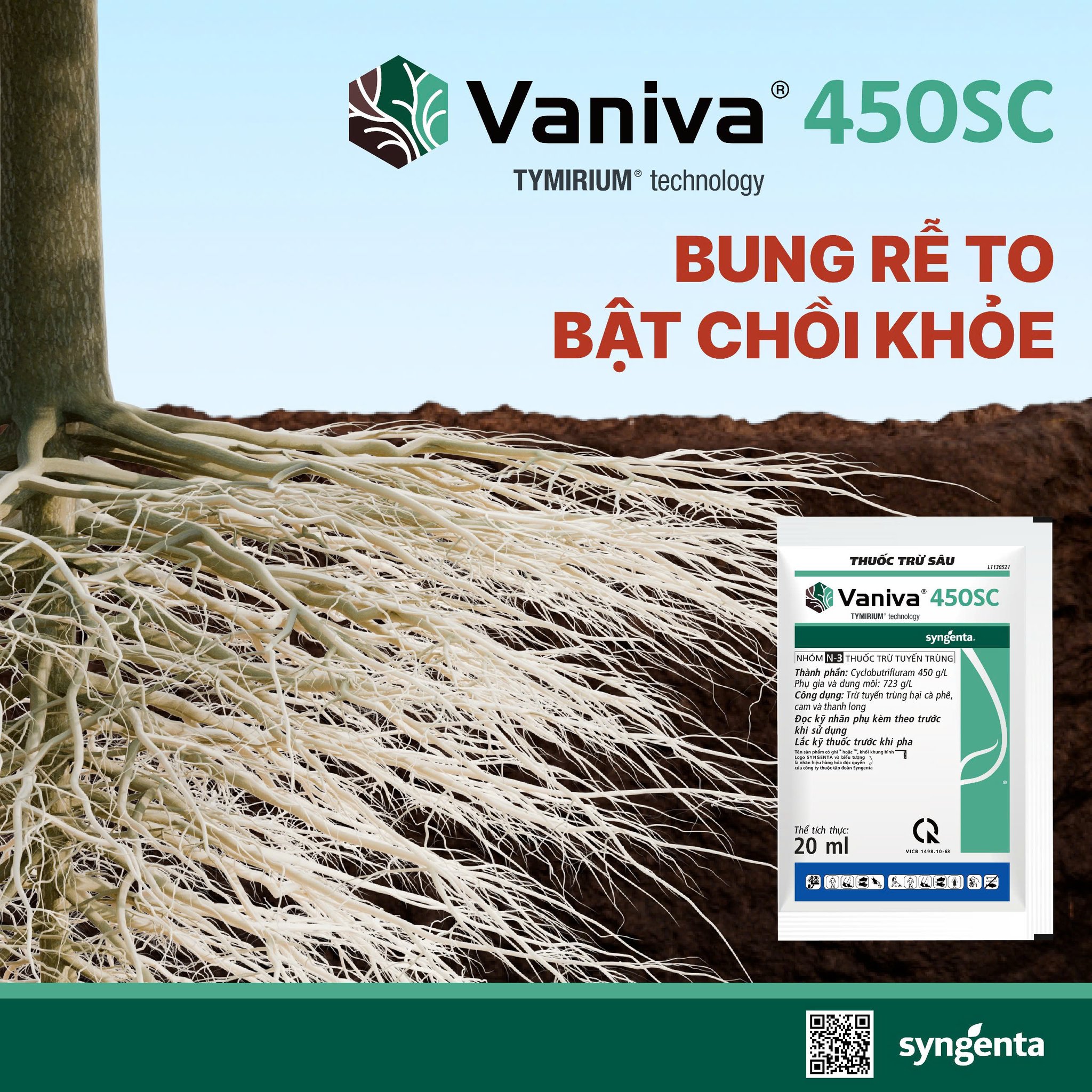 Syngenta Facebook ad: Vaniva 450SC: Bung rễ to - Bật chồi…