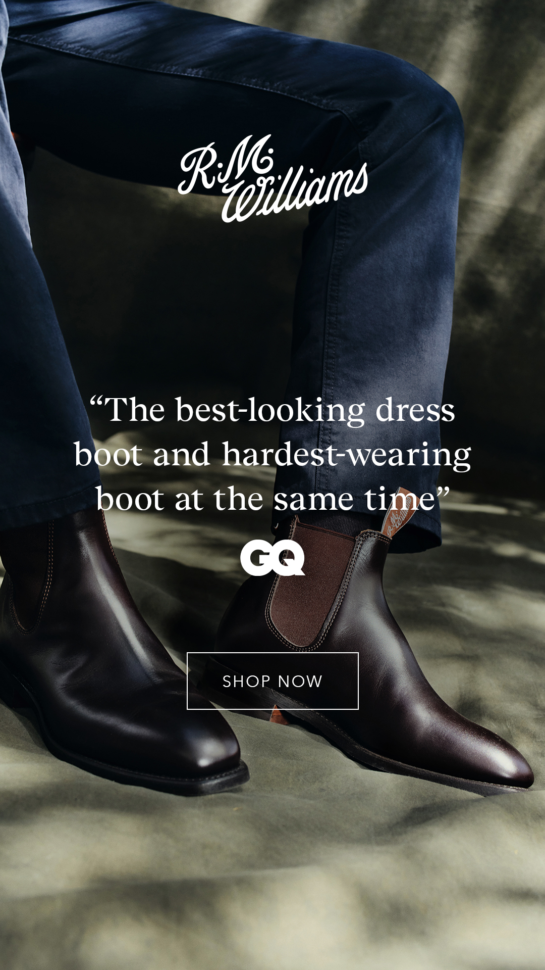 R.M.Williams Facebook ad