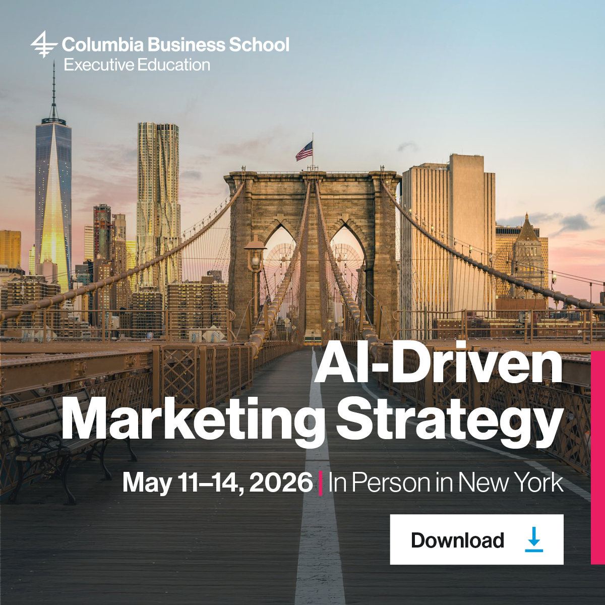 Columbia Business School Executive Education Facebook ad