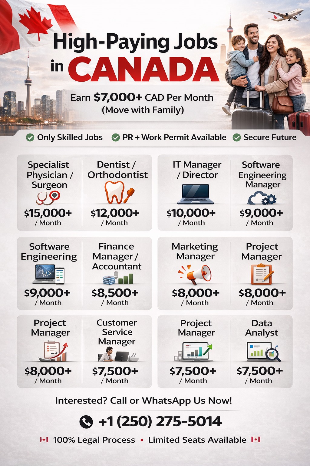 Mckay Immigration Consulting Facebook ad: Interested in working and settling in Canada?
