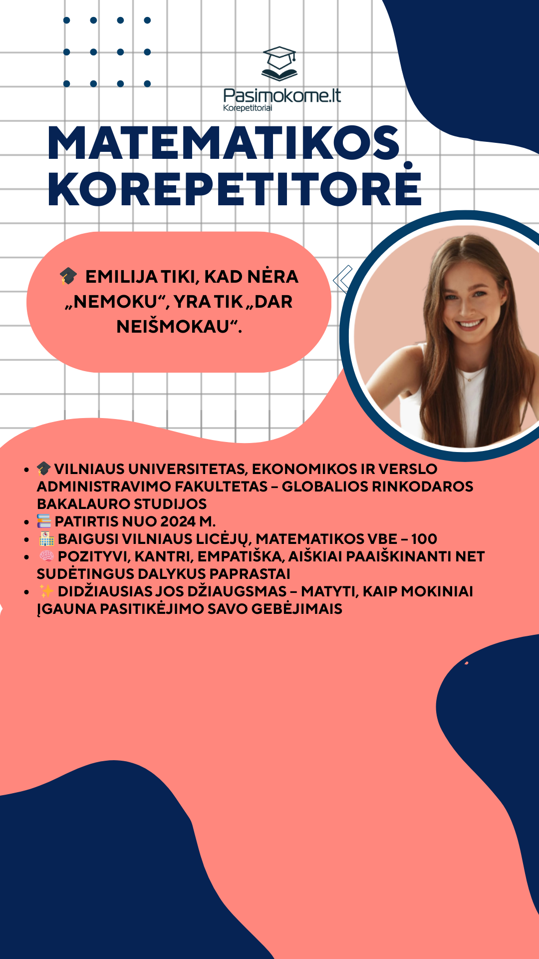 Pasimokome.lt korepetitoriai Facebook ad