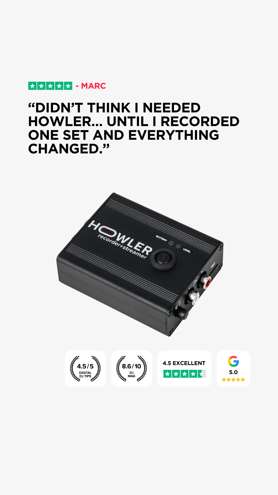 Howler Audio Facebook ad