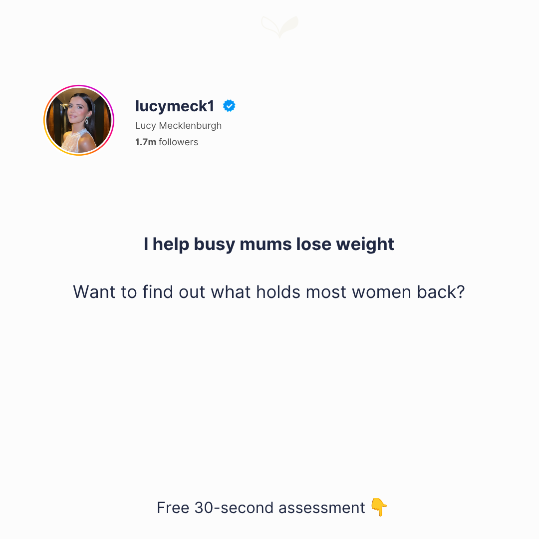 Lucy Meck  Facebook ad