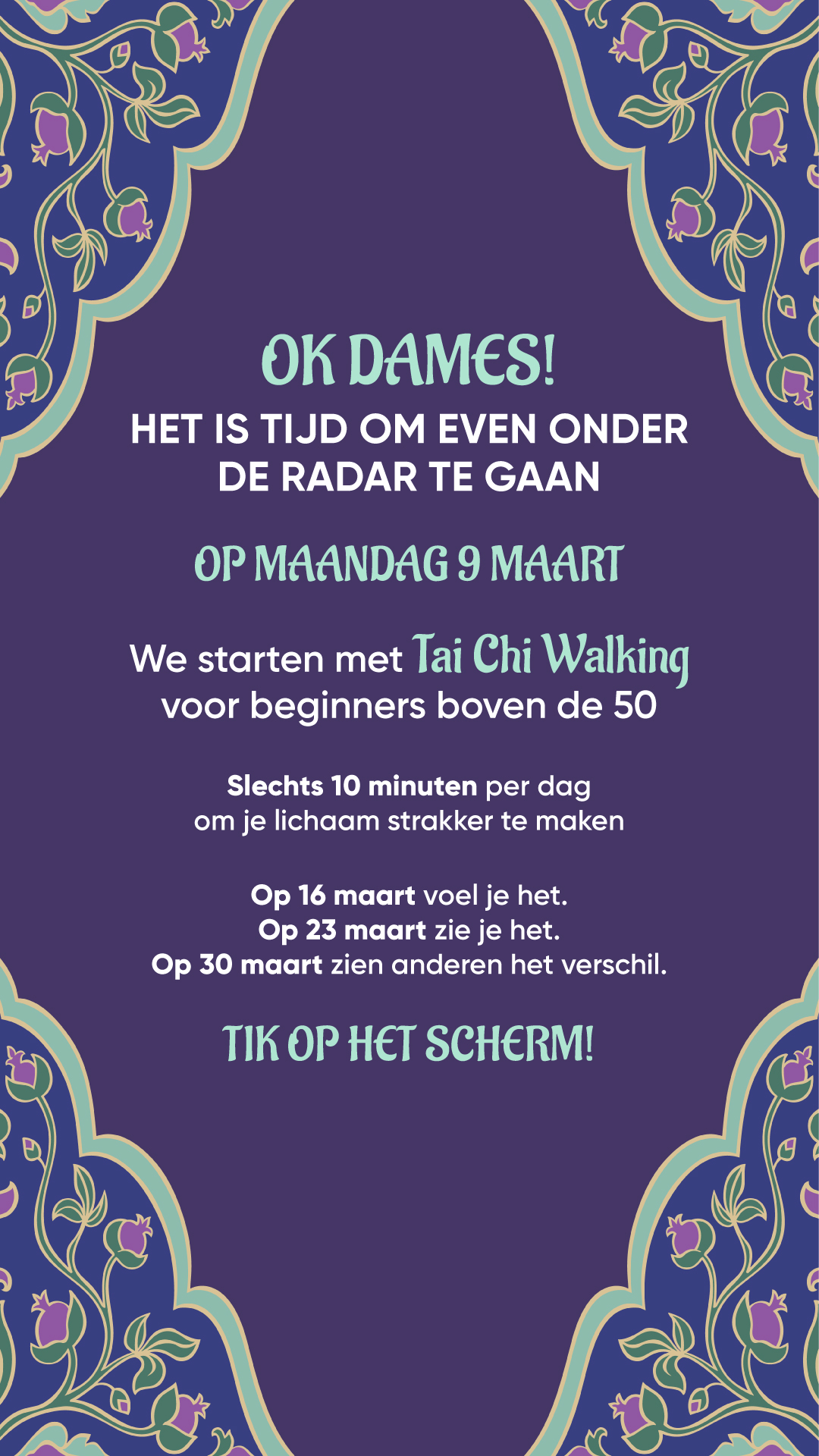 Ava Fitness Facebook ad: 15 minuten is voldoende