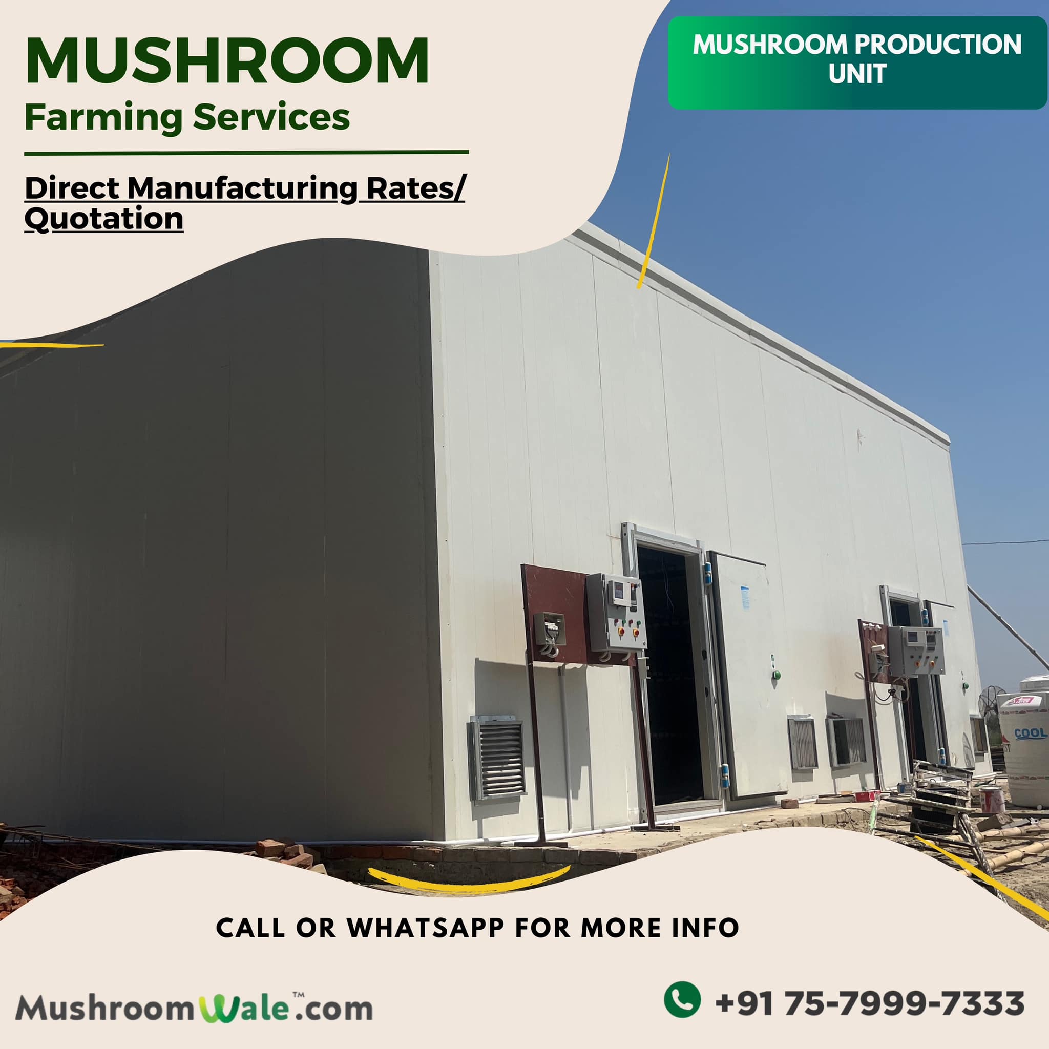Mushroomwale Facebook ad: Build Your Mushroom Farming Setup with India’s Trusted…