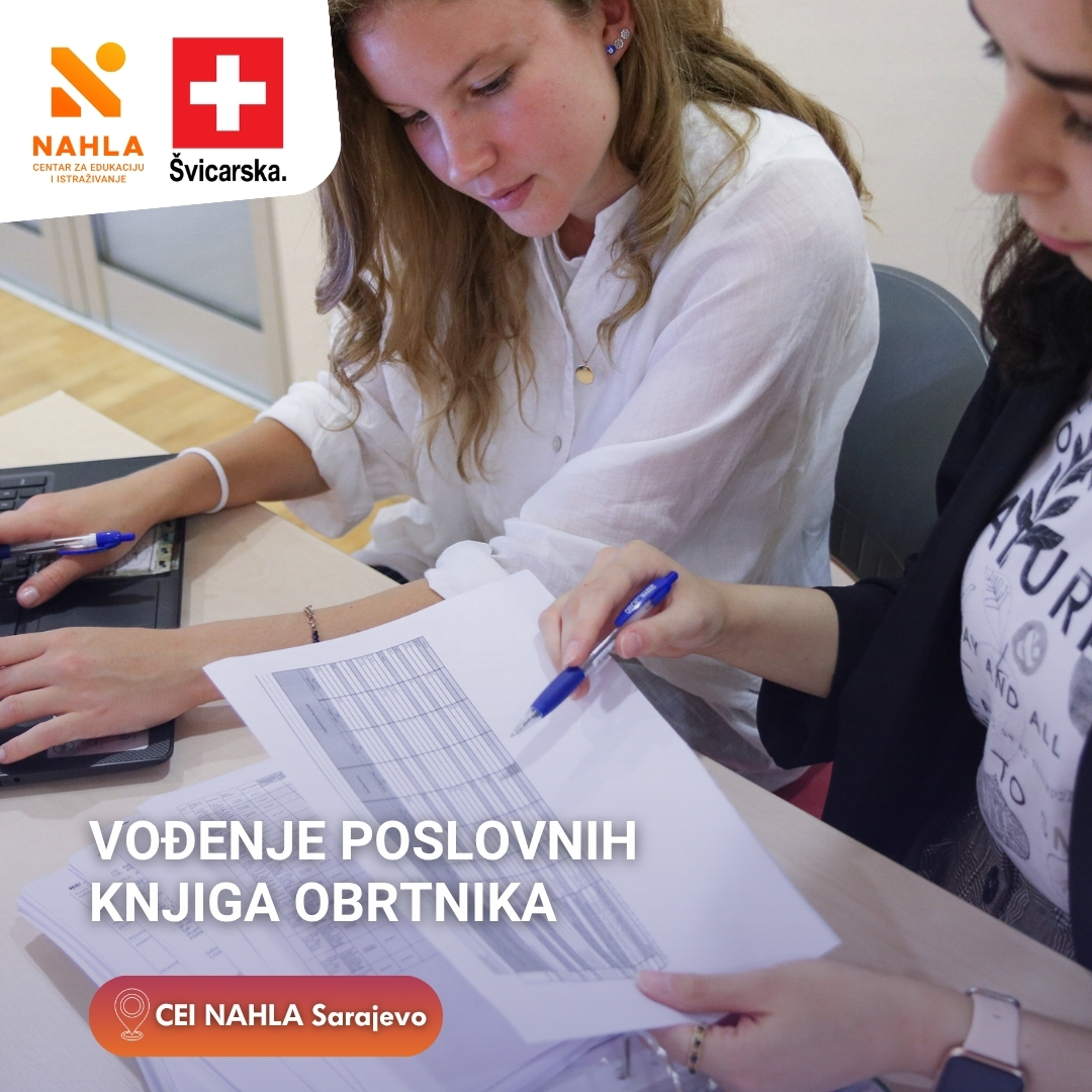 CEI NAHLA Facebook ad: Vođenje poslovnih knjiga obrtnika - Centar za edukaciju i…