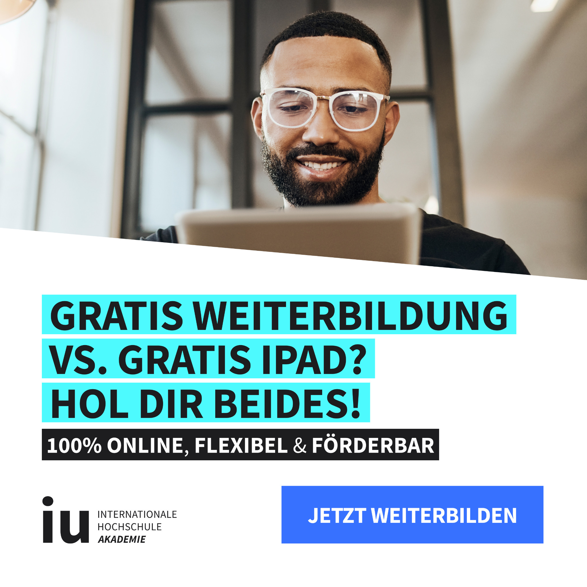 IU Internationale Hochschule Facebook ad