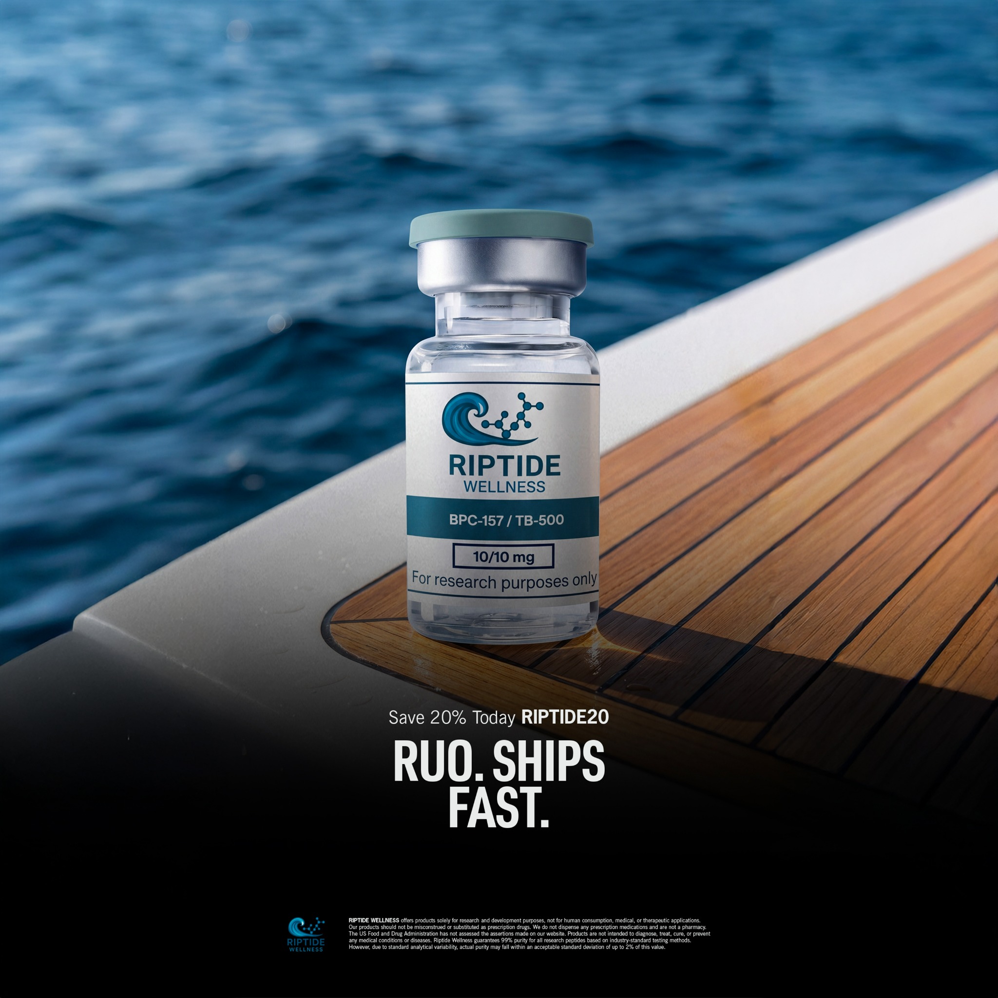 Riptide Wellness Facebook ad from May 7, 2026