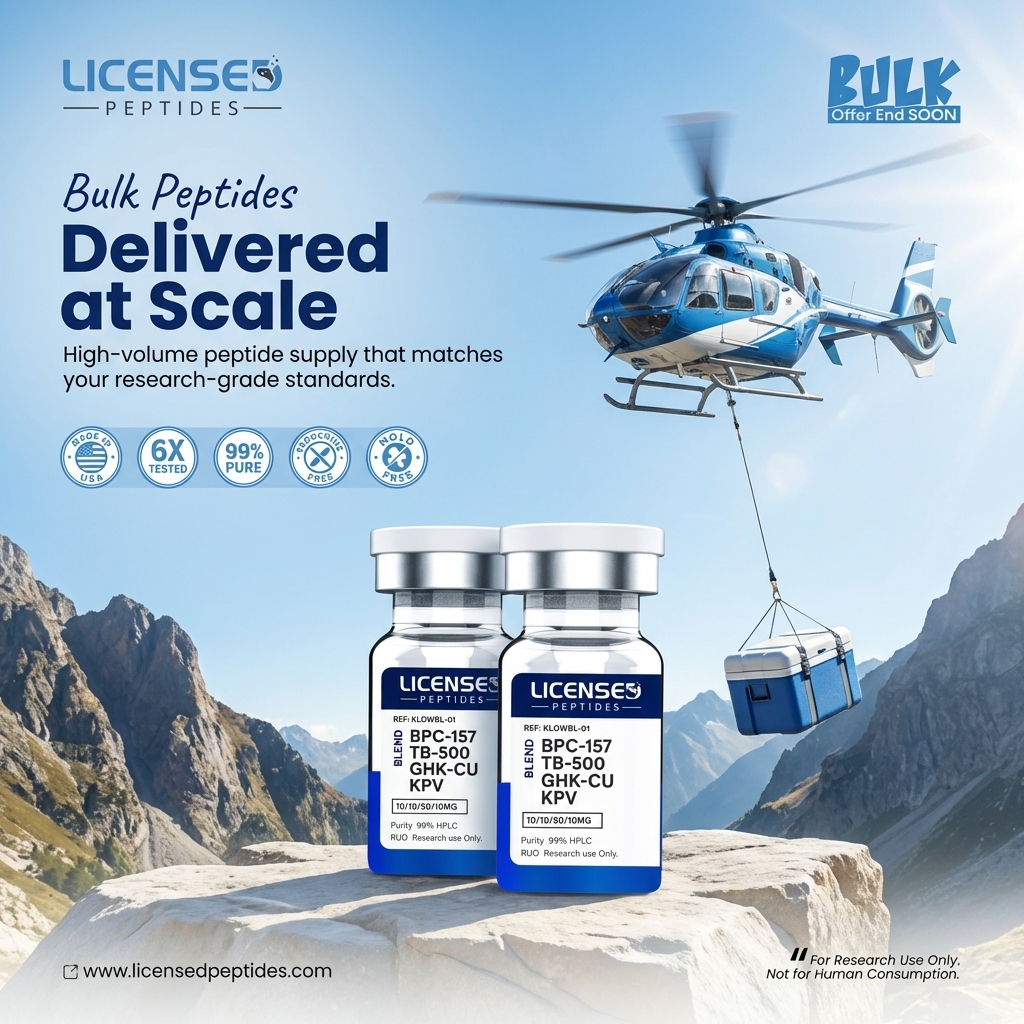 LicensedPeptides Facebook ad