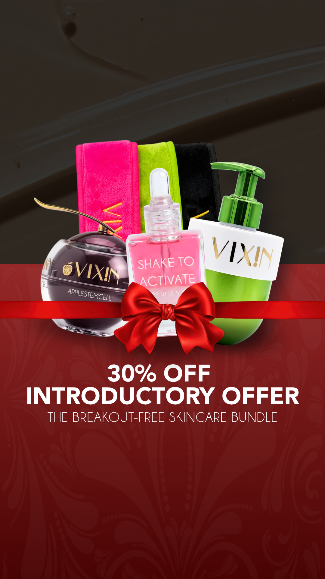 VIXIN Skincare Facebook ad