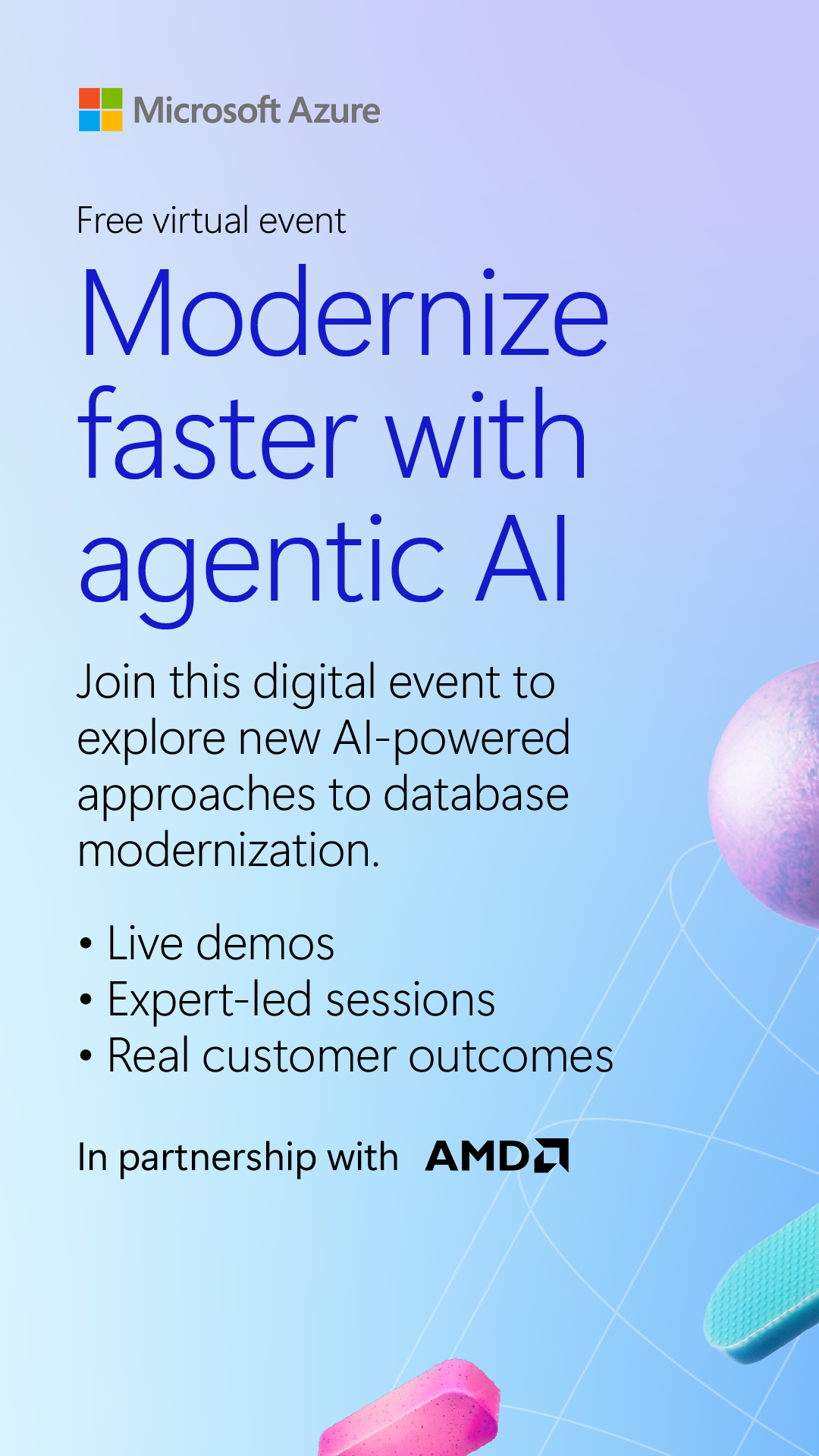 Microsoft Azure Facebook ad