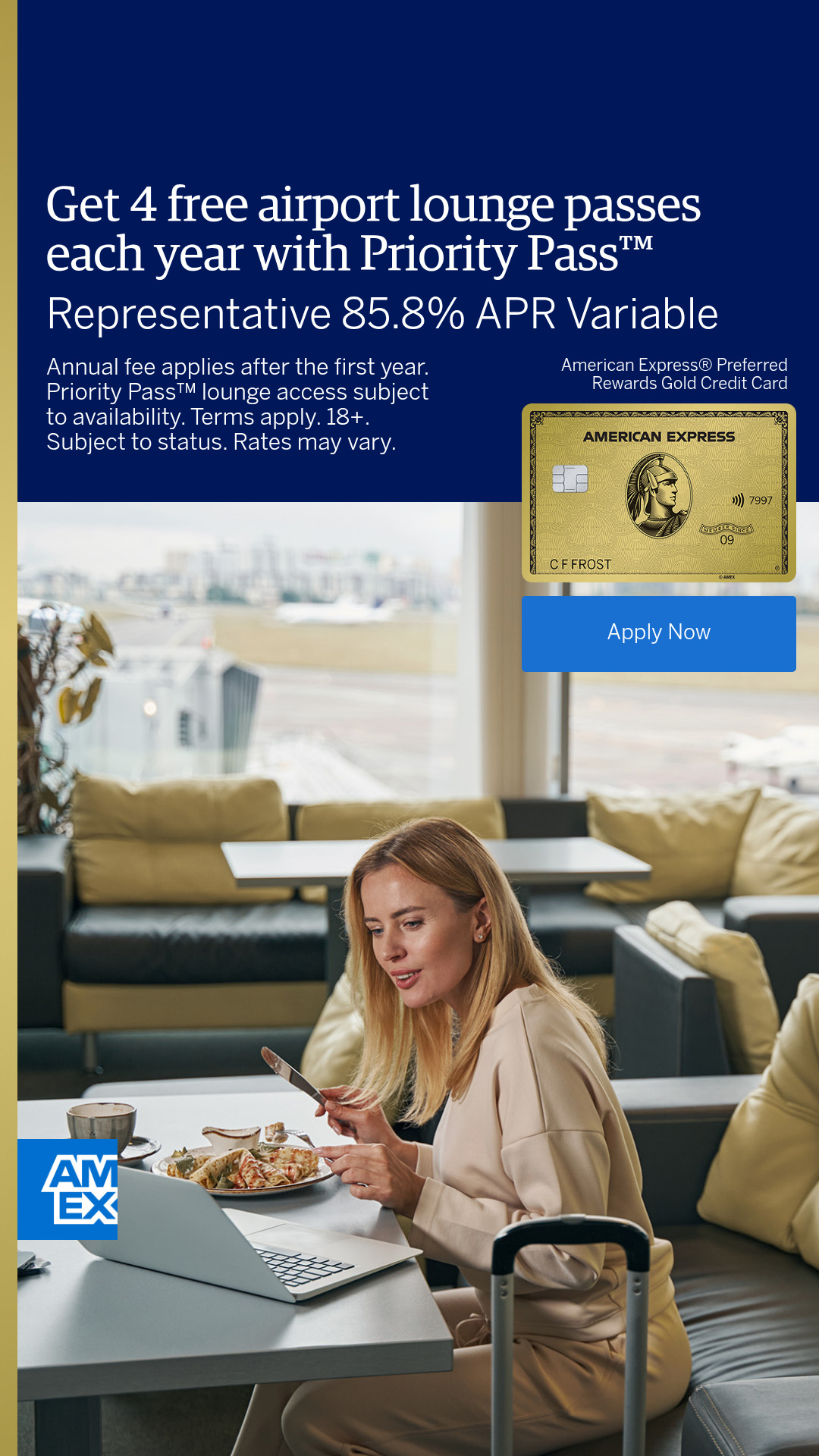 American Express Facebook ad