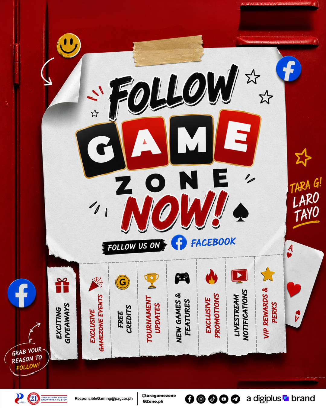 GameZone Facebook ad: Want GameZone exclusives?