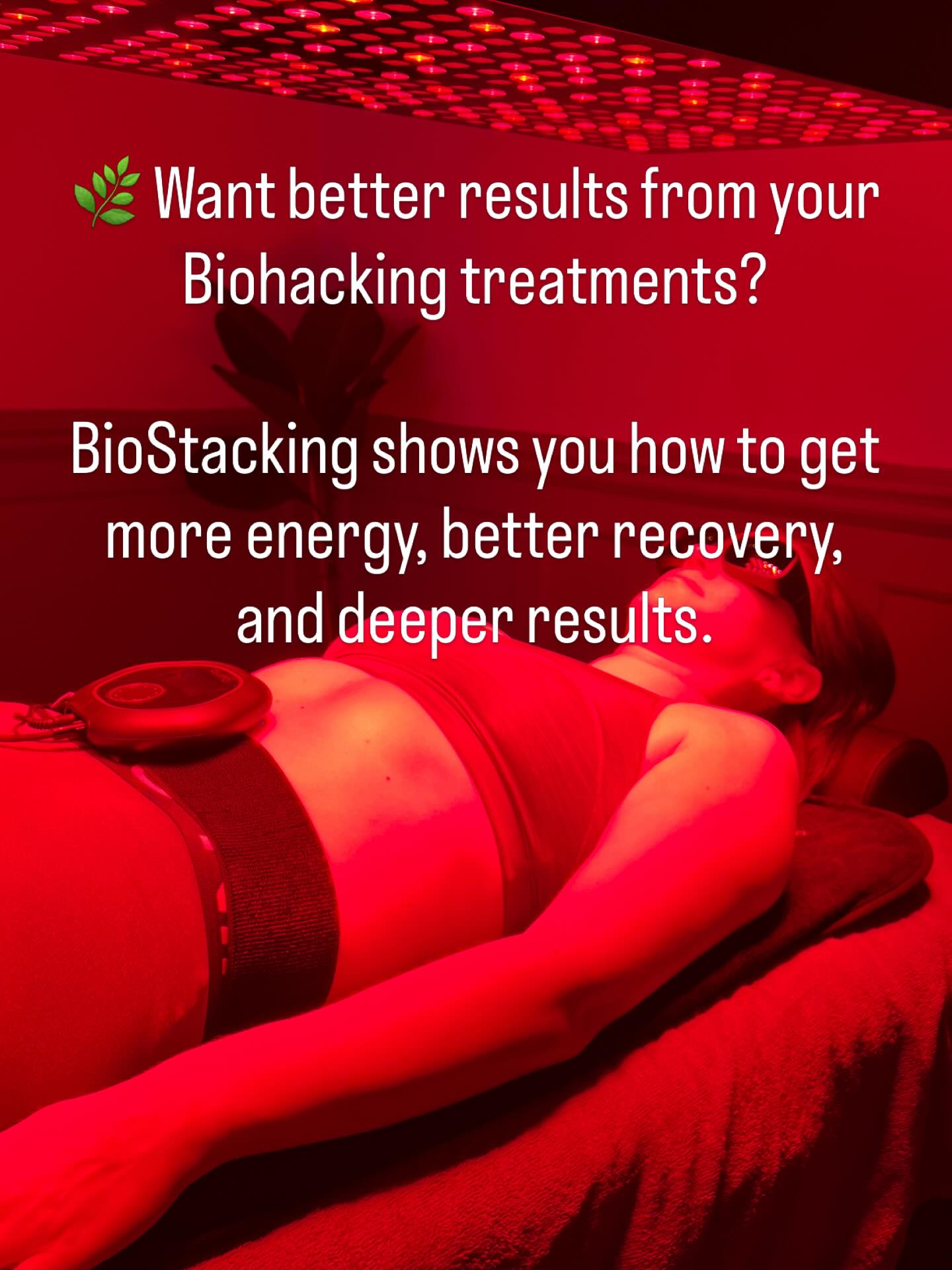 Vita Skin Spa Facebook ad: £10 off your first PEMF Biohacking Session