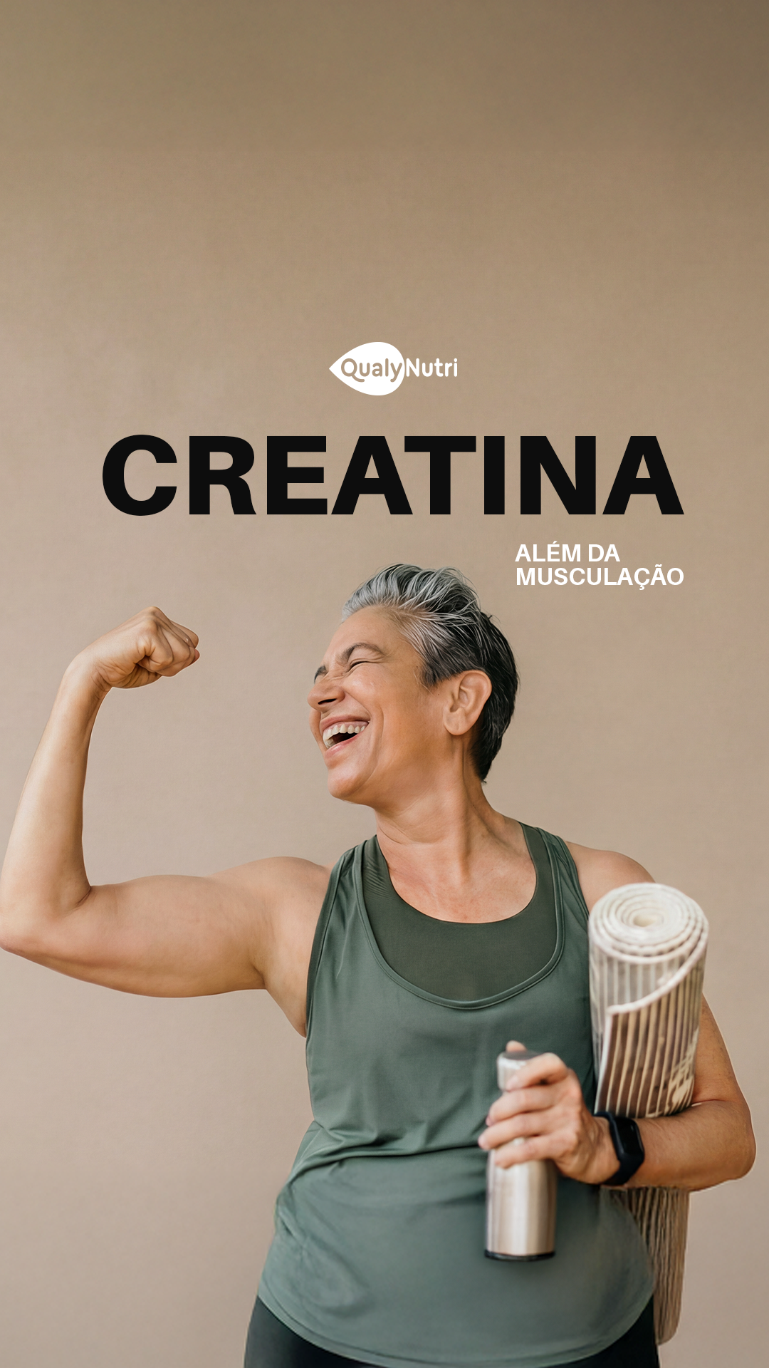 QualyNutri Facebook ad: Quando a idade avança, o que mais faz…