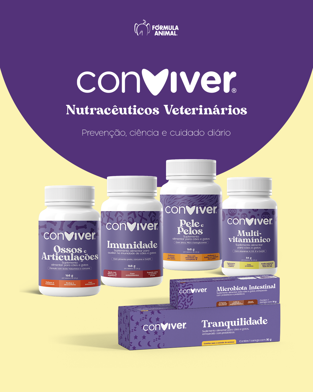 Fórmula Animal Farmácia de Manipulação Veterinária Facebook ad: Apresentamos Conviver.