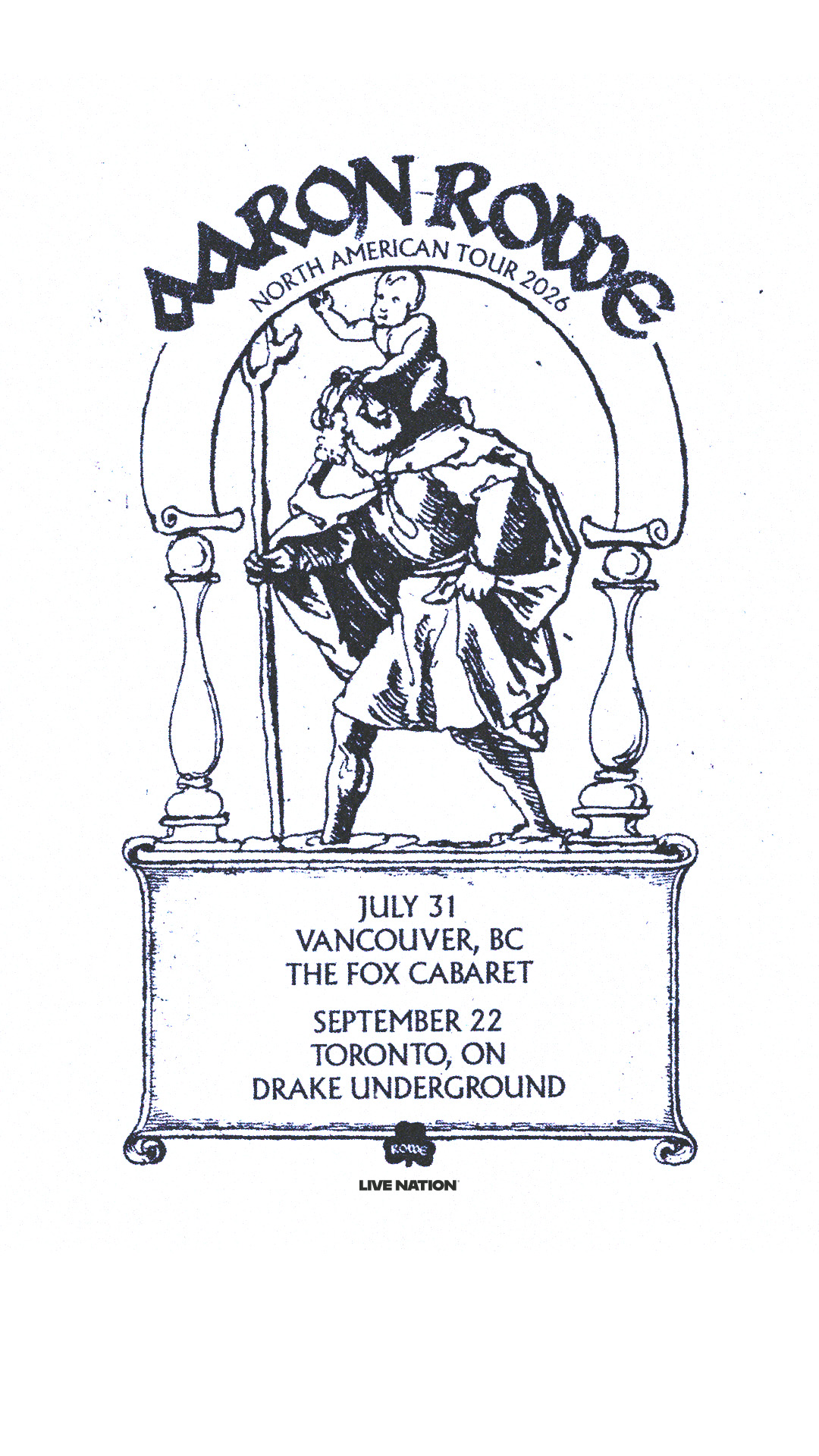 Live Nation British Columbia Facebook ad