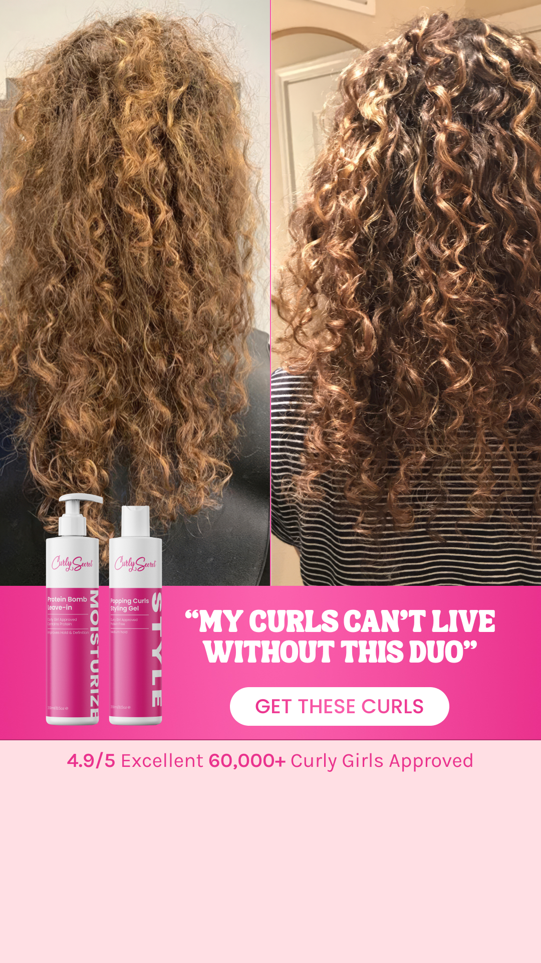 Curly Secret Facebook ad