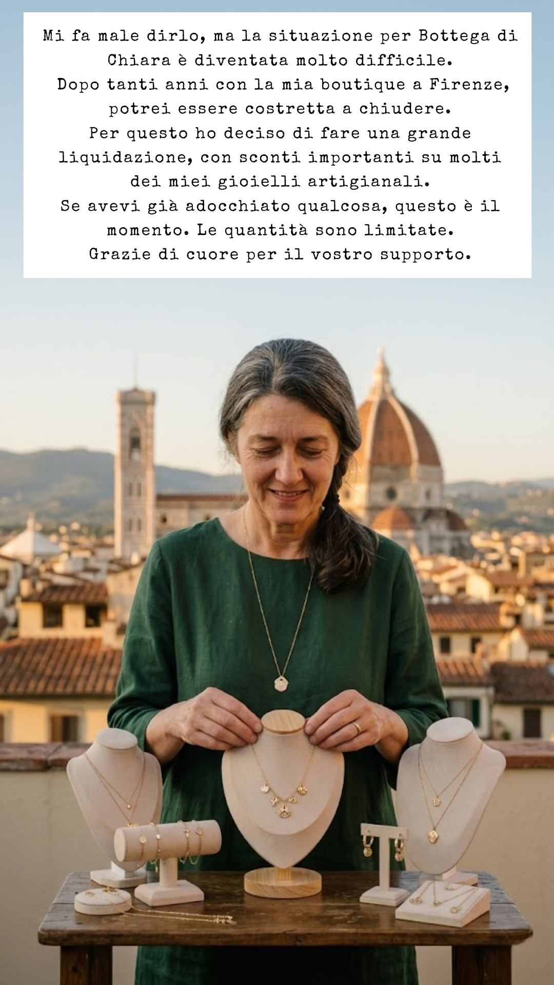 Bottega di Chiara Facebook ad: La più grande svendita della nostra storia!