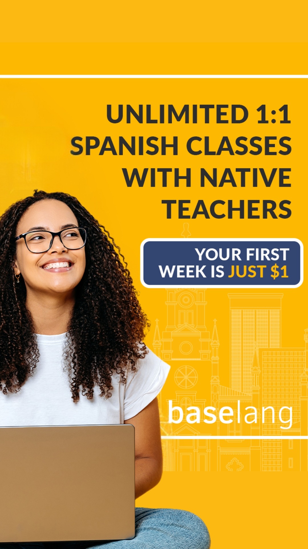 BaseLang Facebook ad