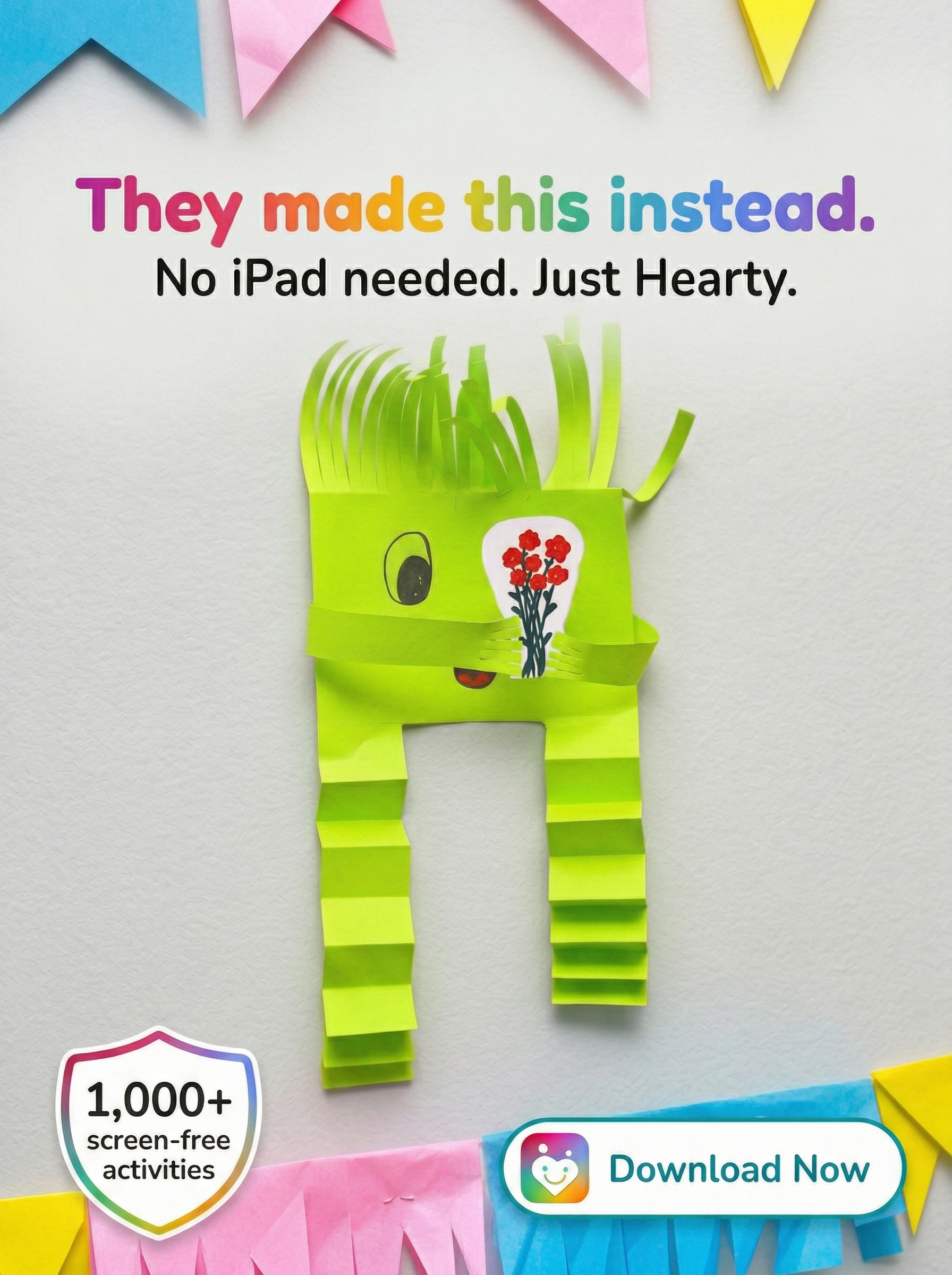 Hearty App Facebook ad
