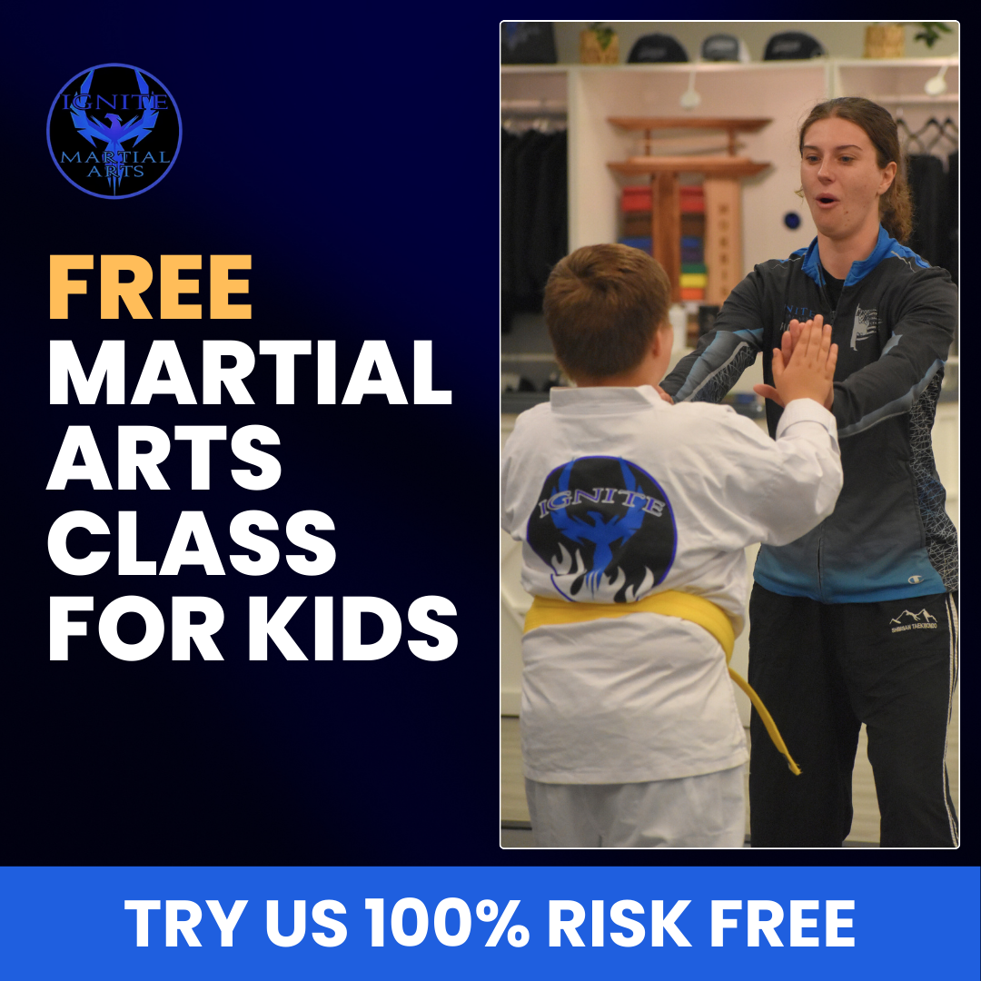 Ignite Martial Arts Facebook ad