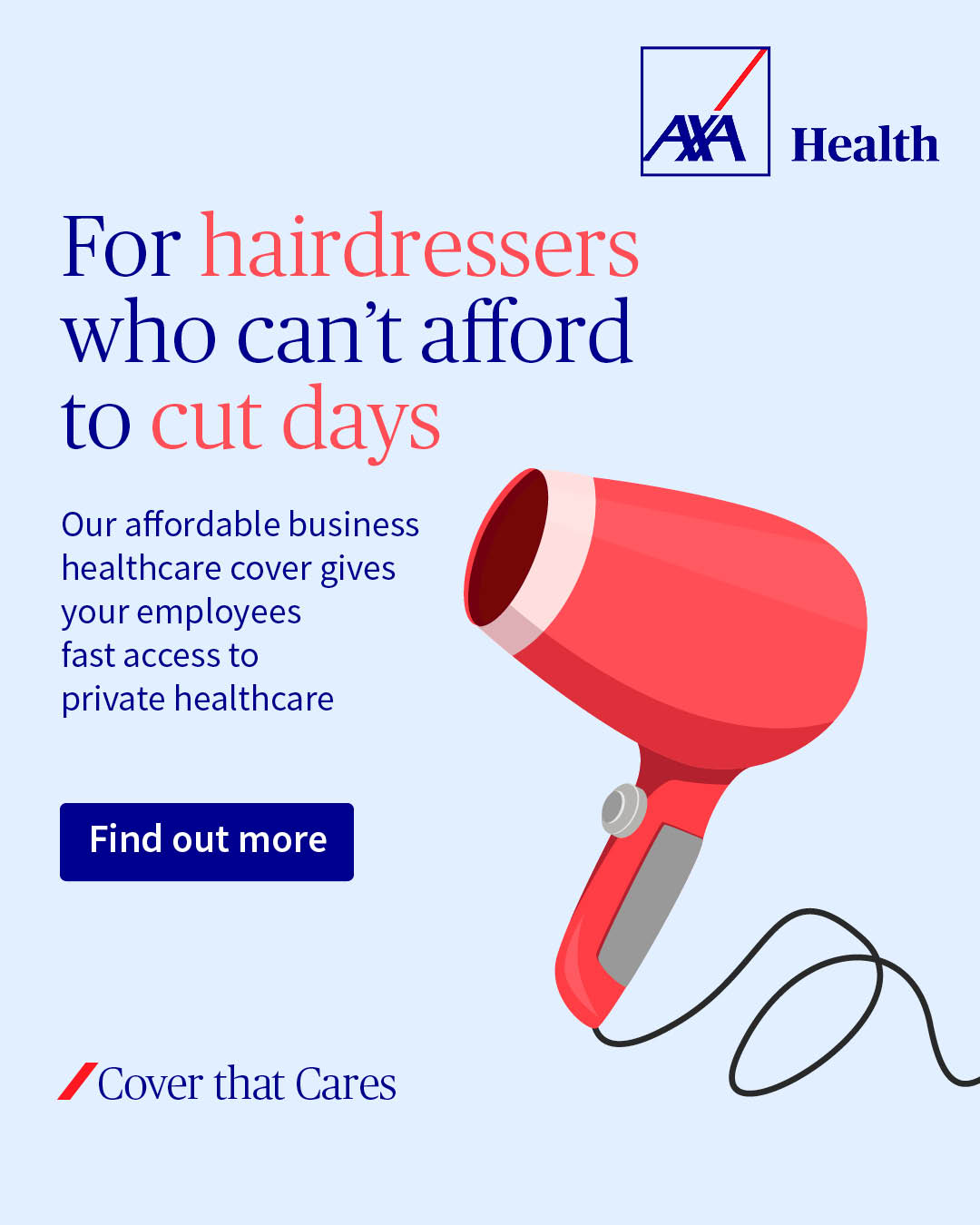 AXA Health Facebook ad