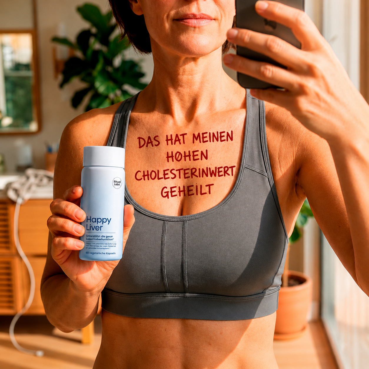 Dr. Anna Müller Facebook ad: Das hat meinen hohen Cholesterinspiegel korrigiert.
