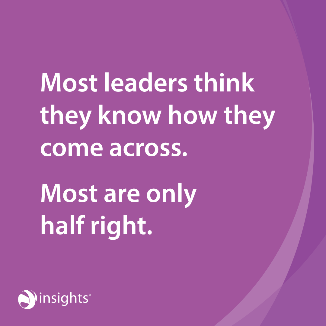 Insights Facebook ad: Leadership starts with knowing yourself. Insights can show…