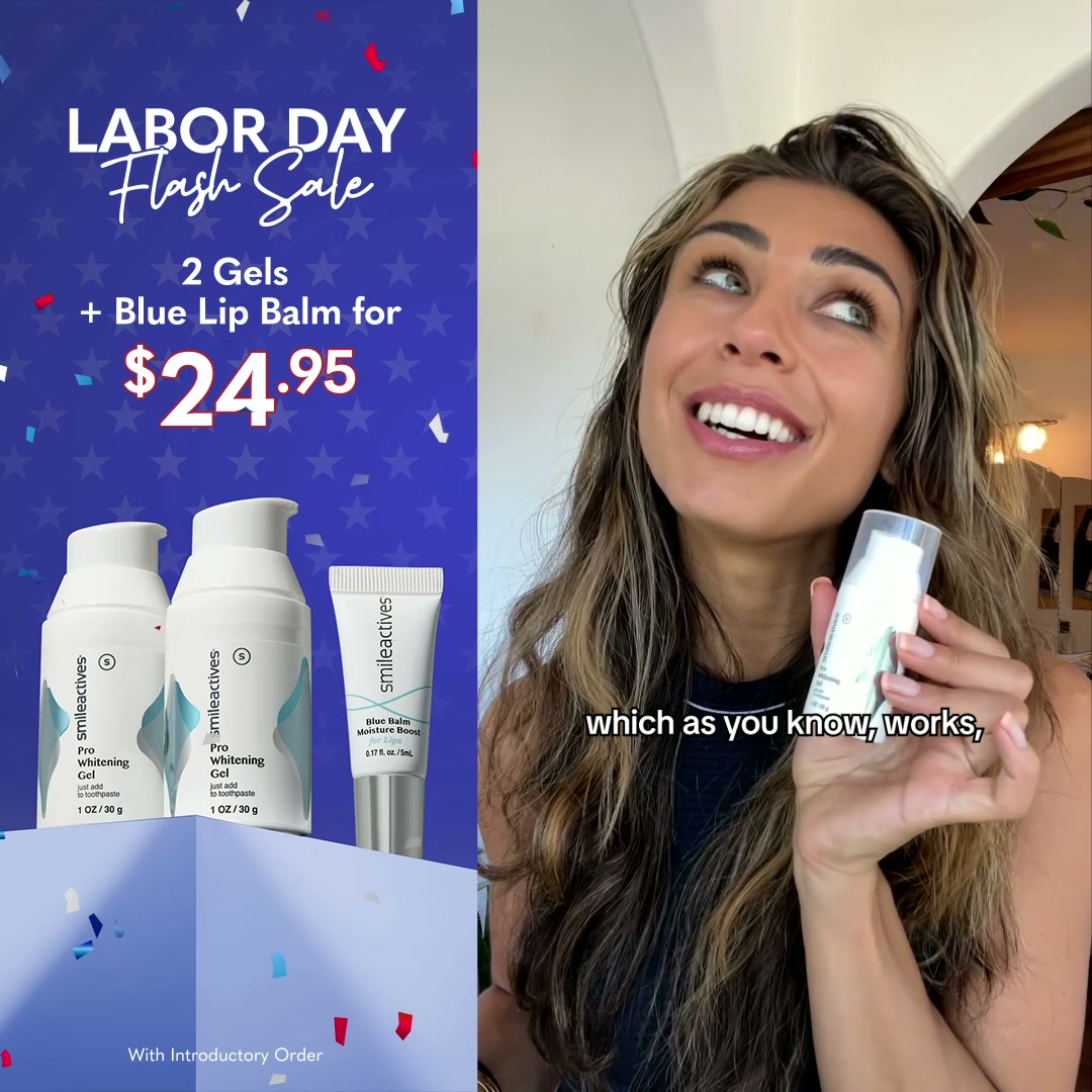 smileactives Facebook ad: Claim Your Free Blue Balm Today!