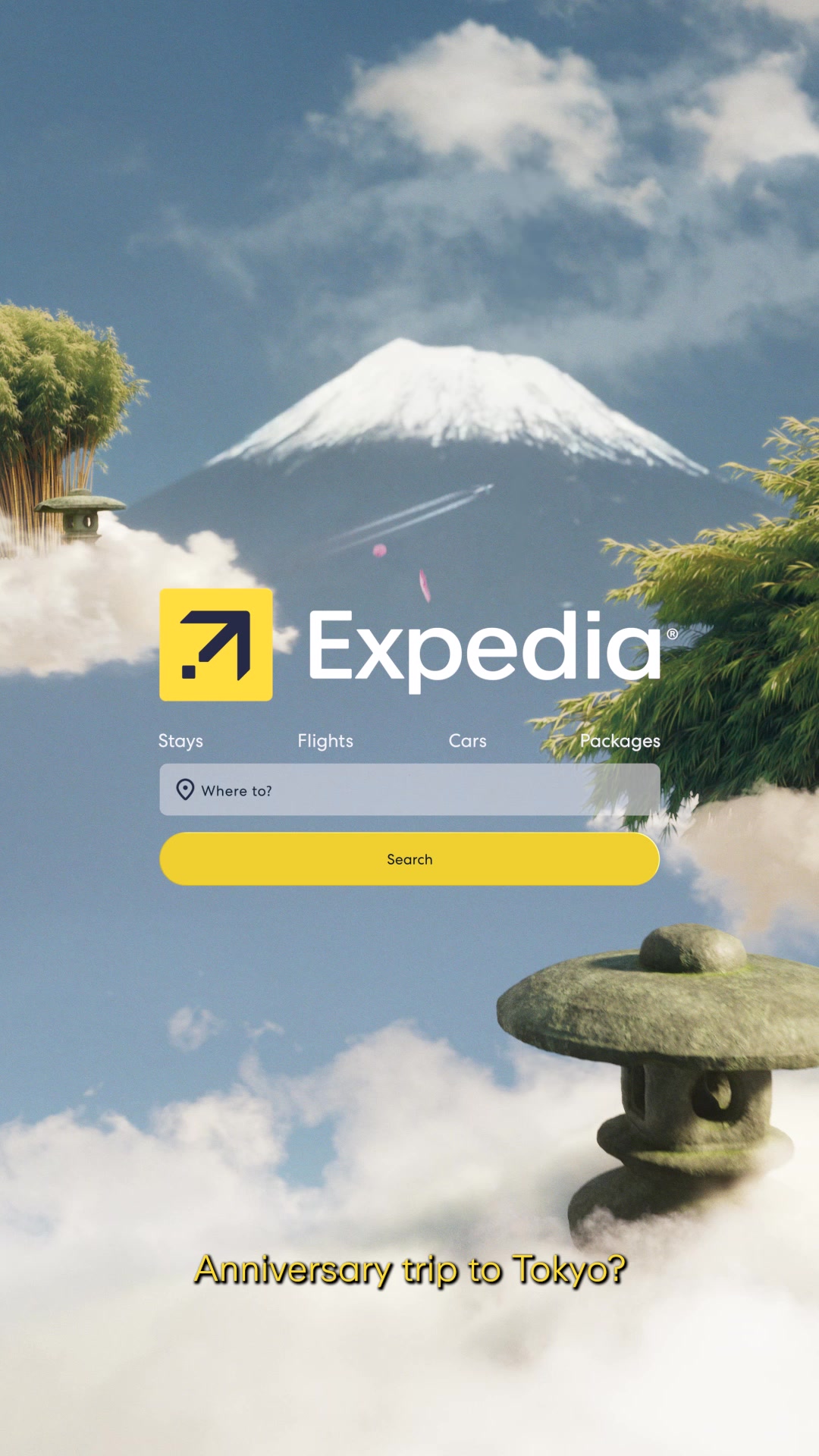 Expedia Facebook ad: Bundle & Save on your Anniversary Trip