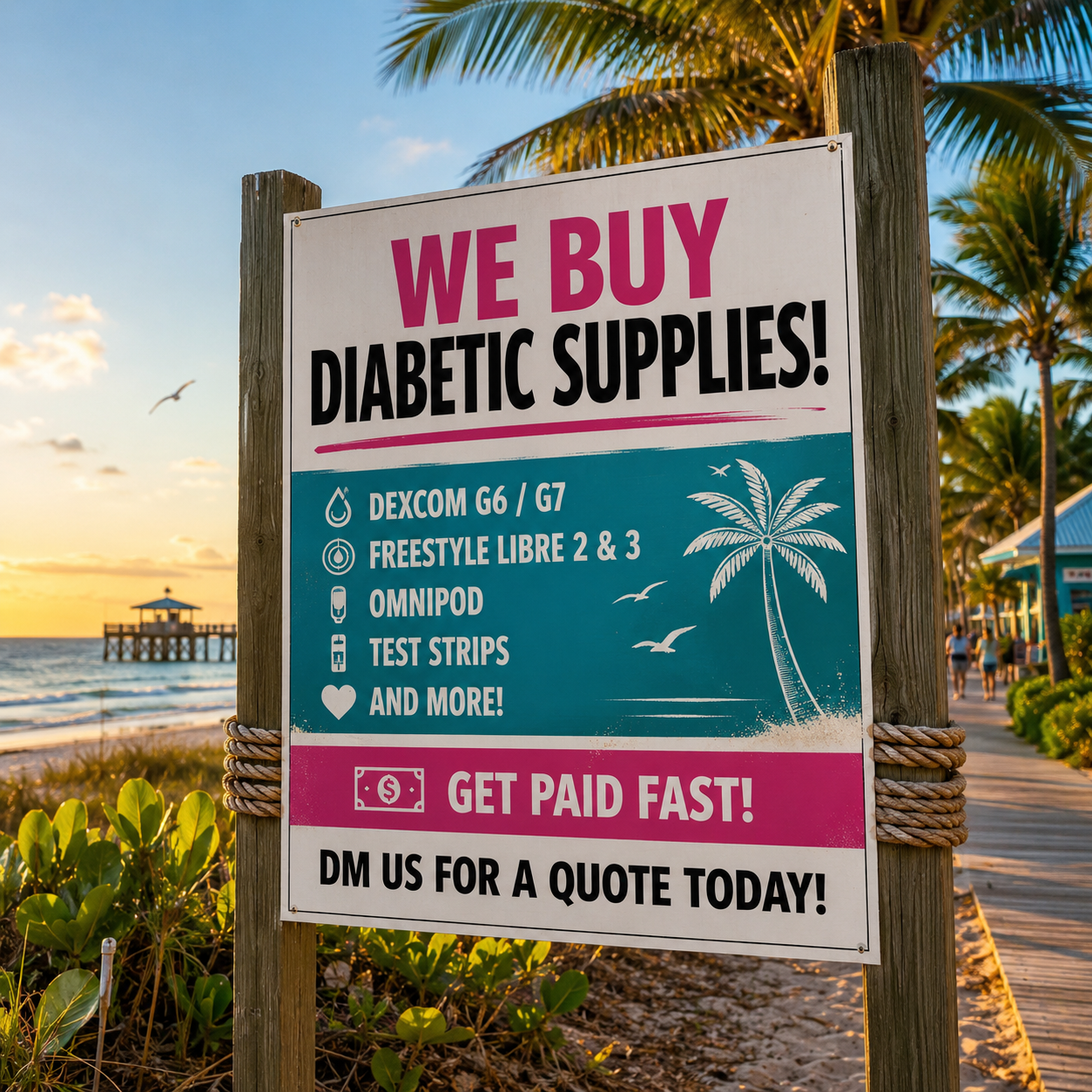 Test Strip Depot- Cash For Diabetic Supplies  Facebook ad