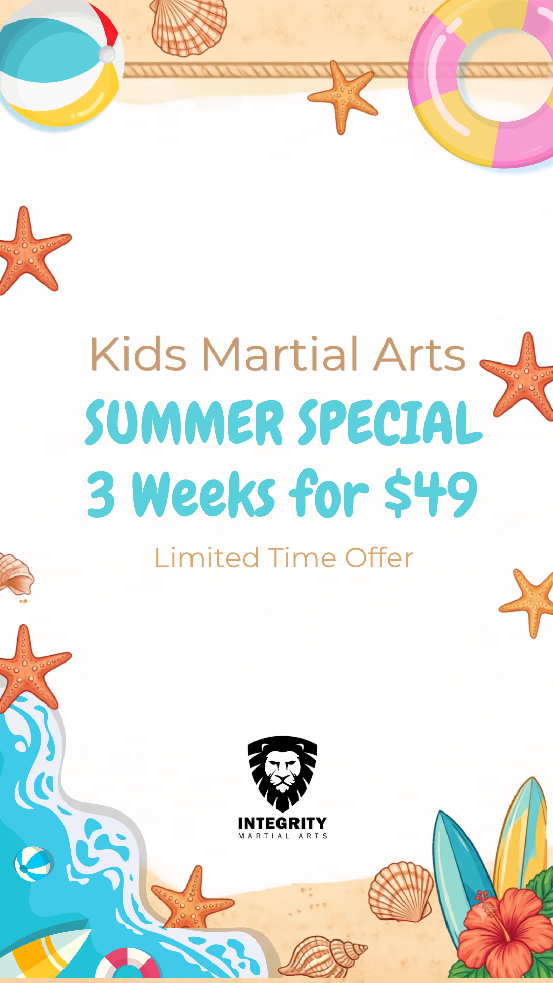 Integrity Martial Arts Cutler Bay Facebook ad