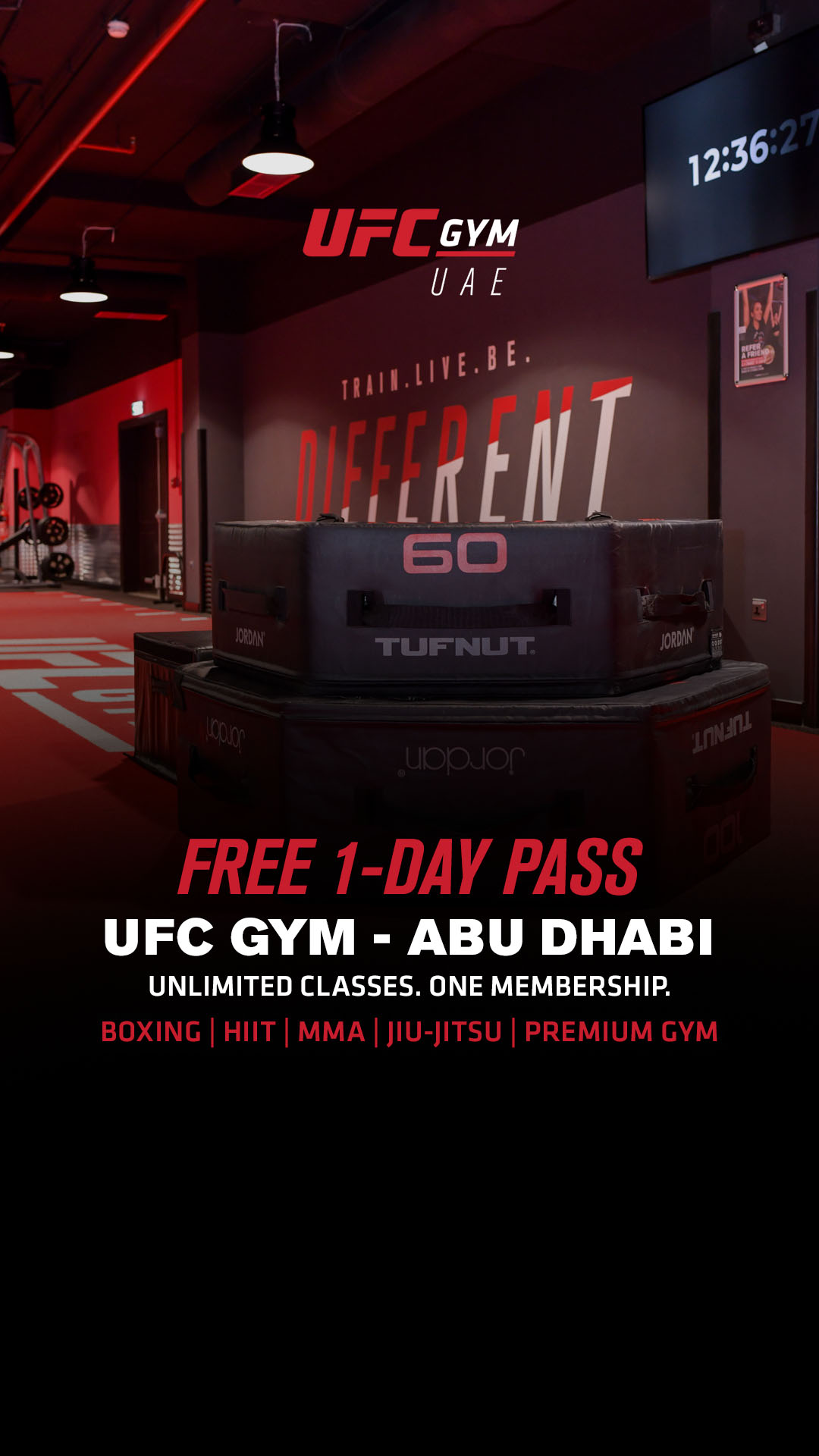 UFC GYM UAE Facebook ad