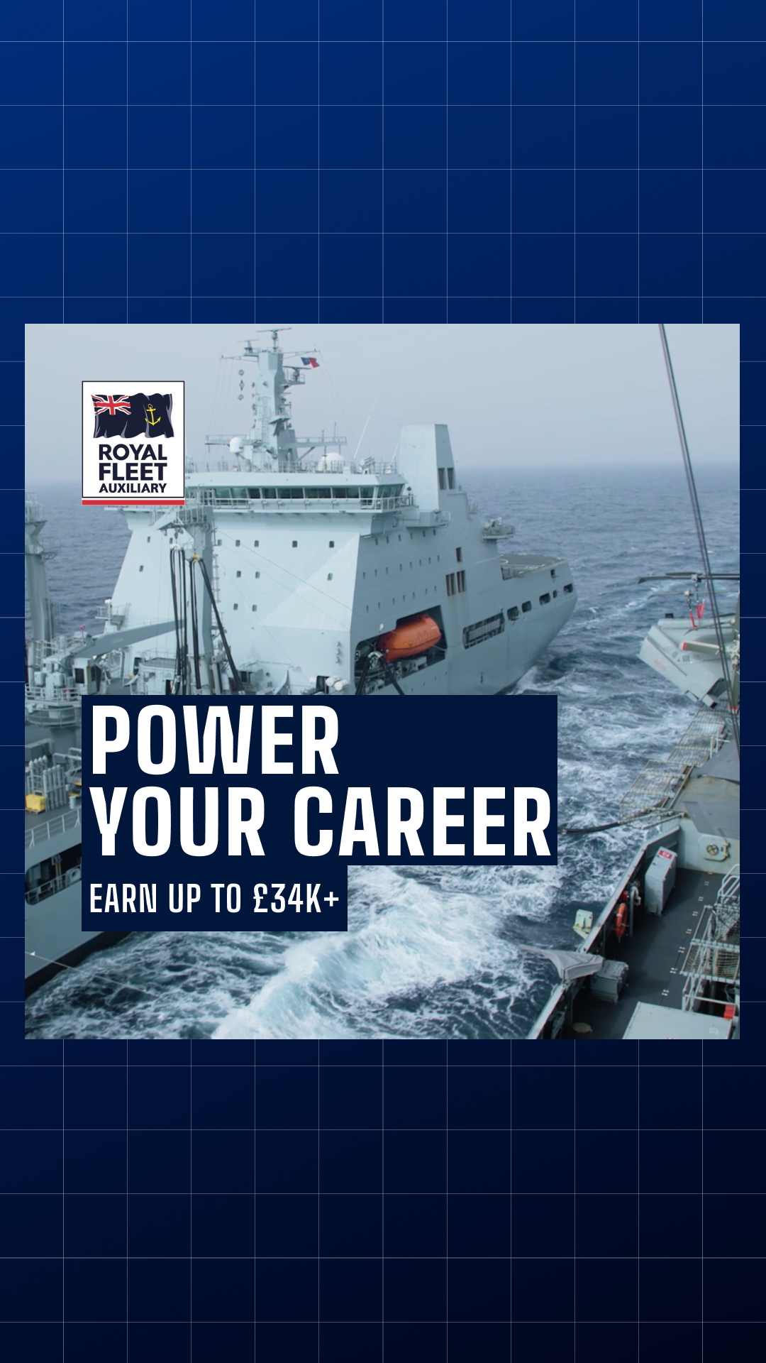 Royal Navy Recruitment Facebook ad