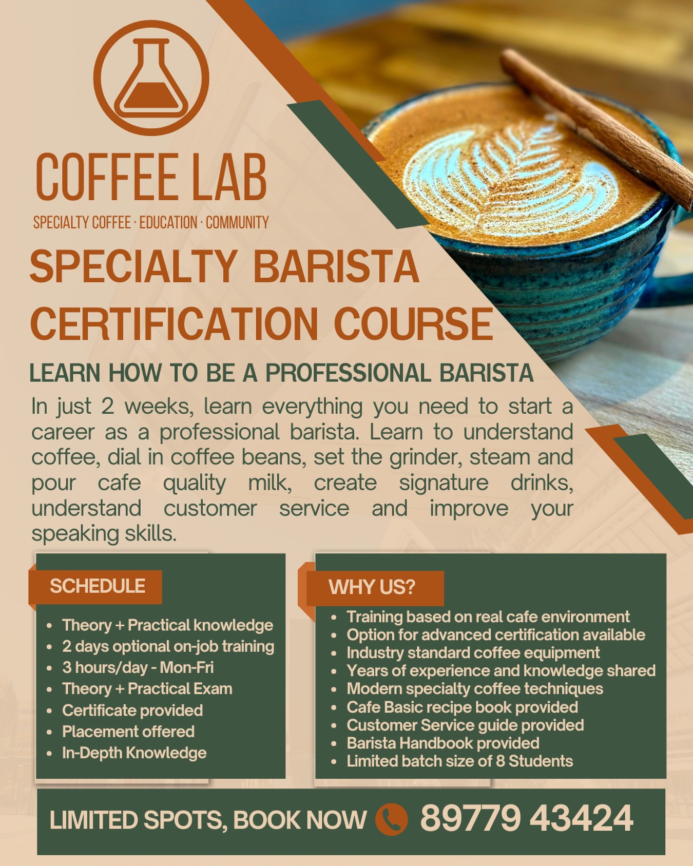 coffeelabindia Facebook ad: Coffee is more than pressing buttons.